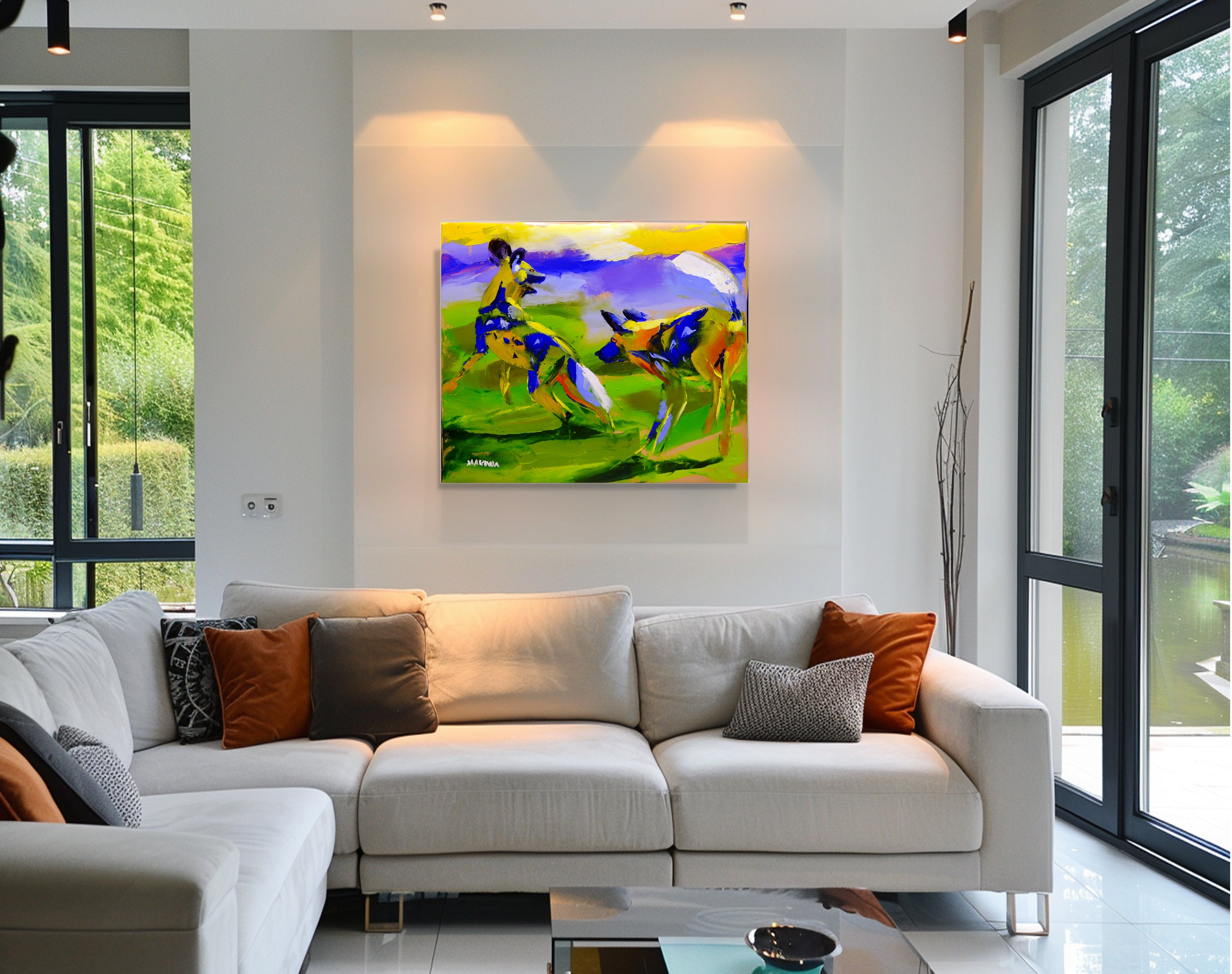 Warming Up 68x80cm Oil on Canvas