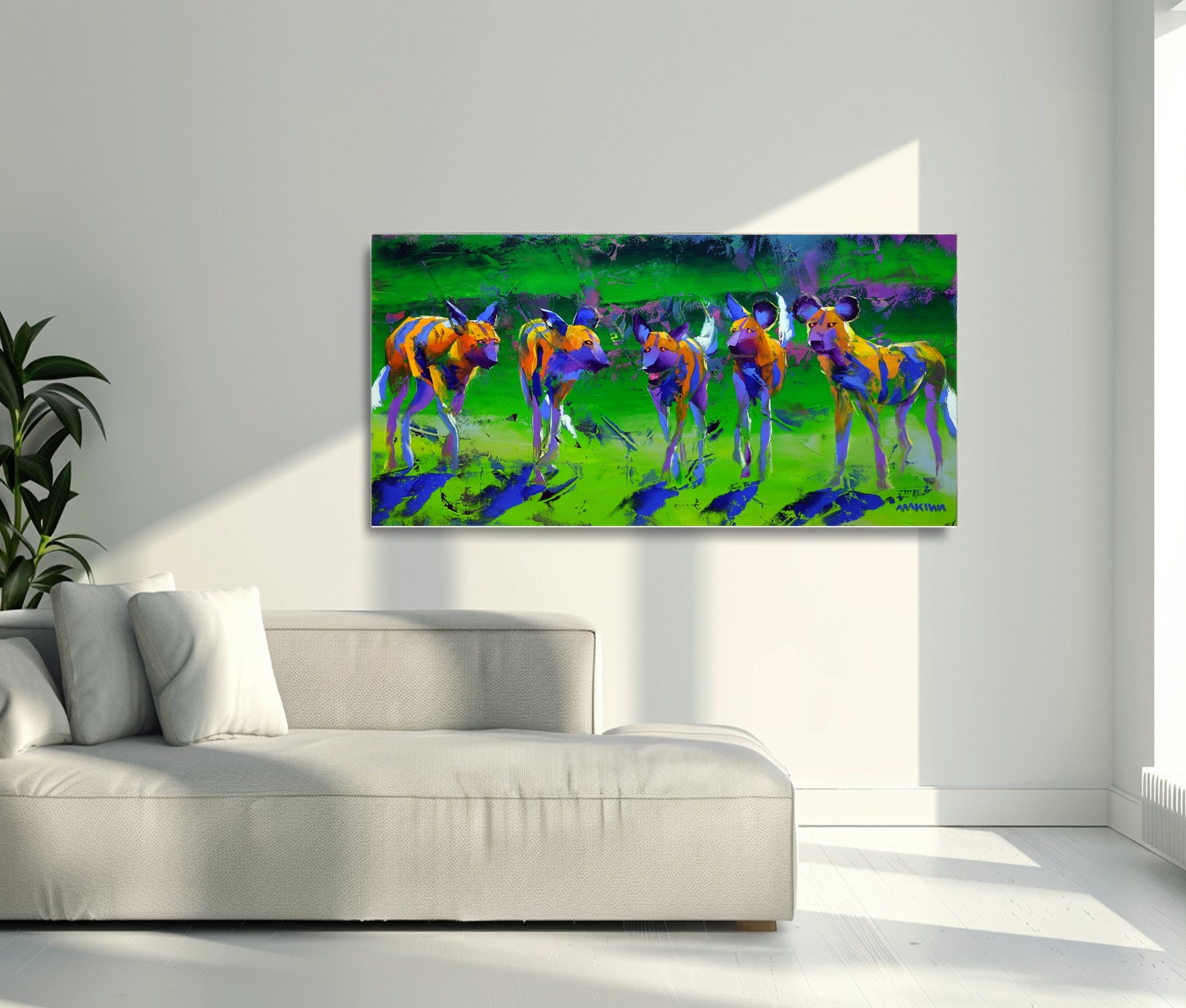Late Afternoon 60x120cm Oil on Canvas