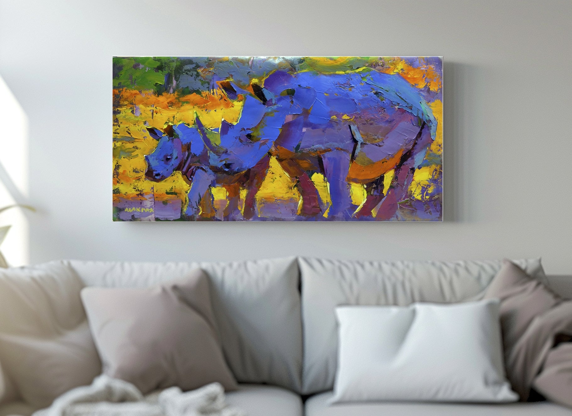 Sun Going Down 60x120cm Oil on Canvas