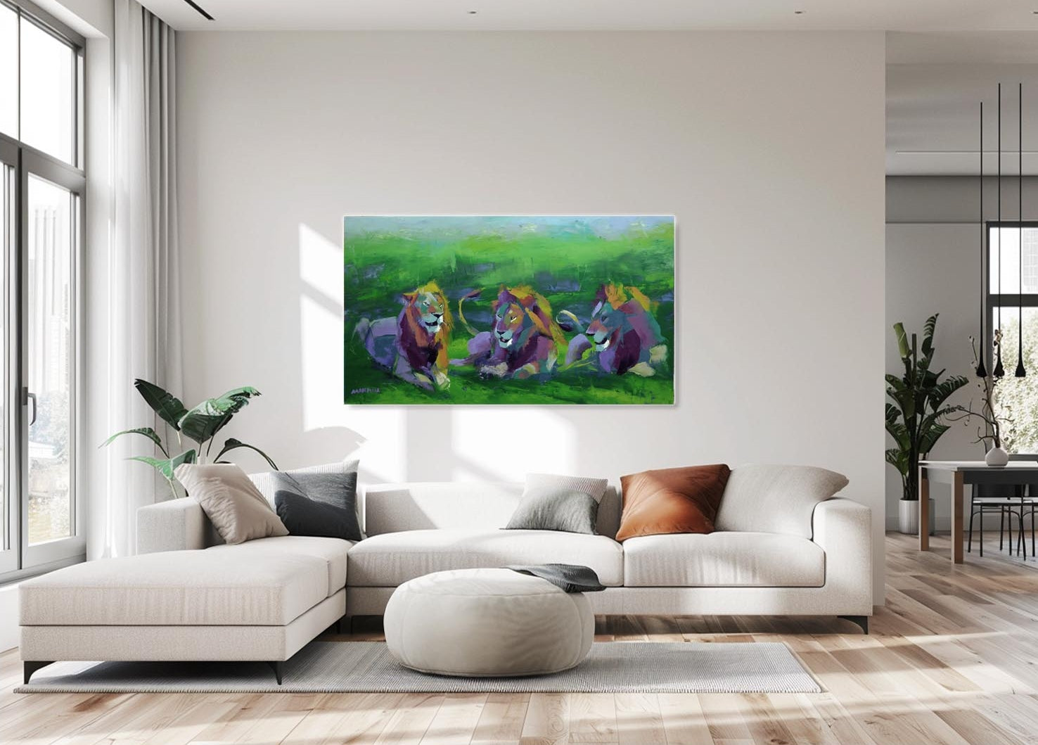 The Elders 80x140cm Oil on Canvas