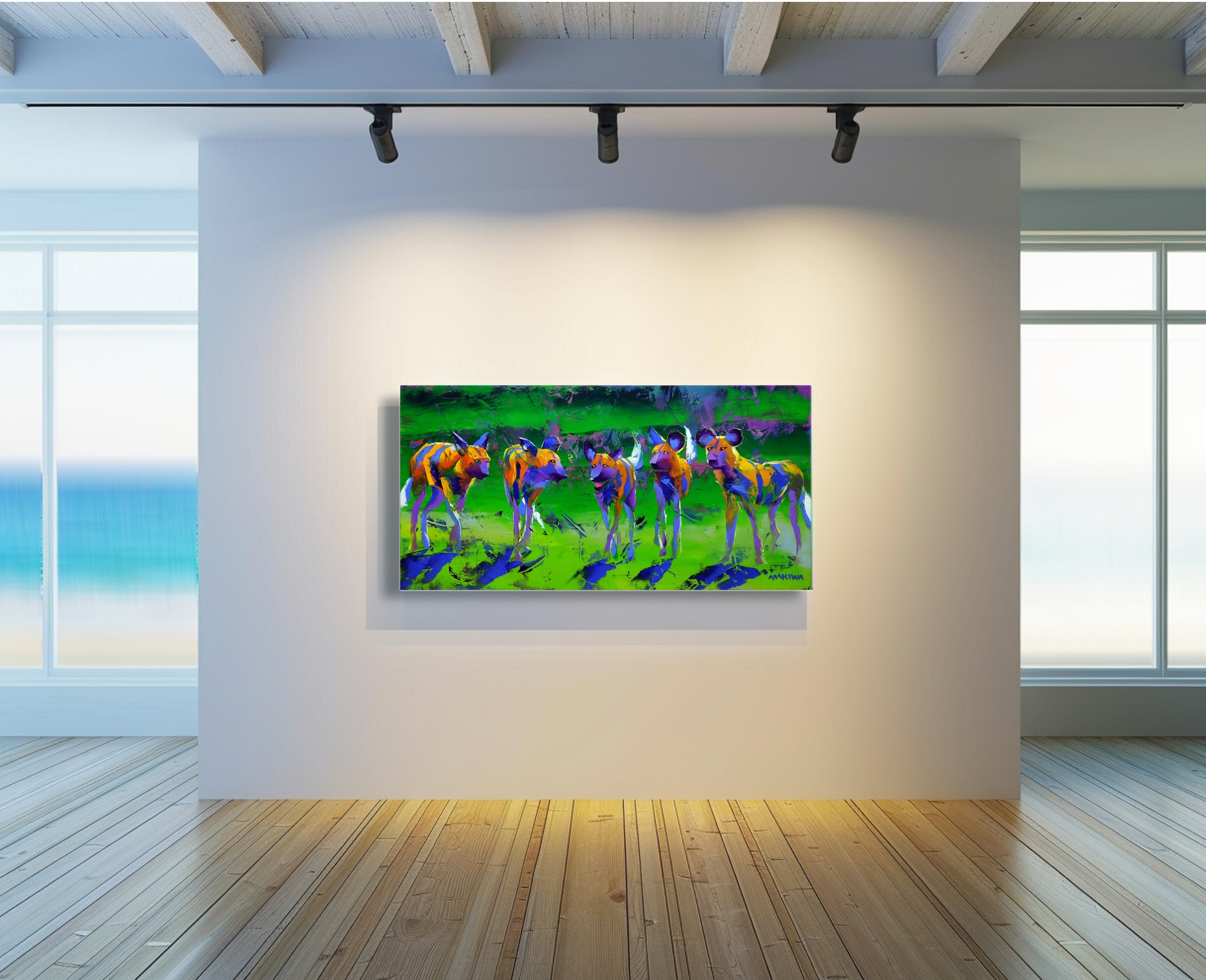 Late Afternoon 60x120cm Oil on Canvas