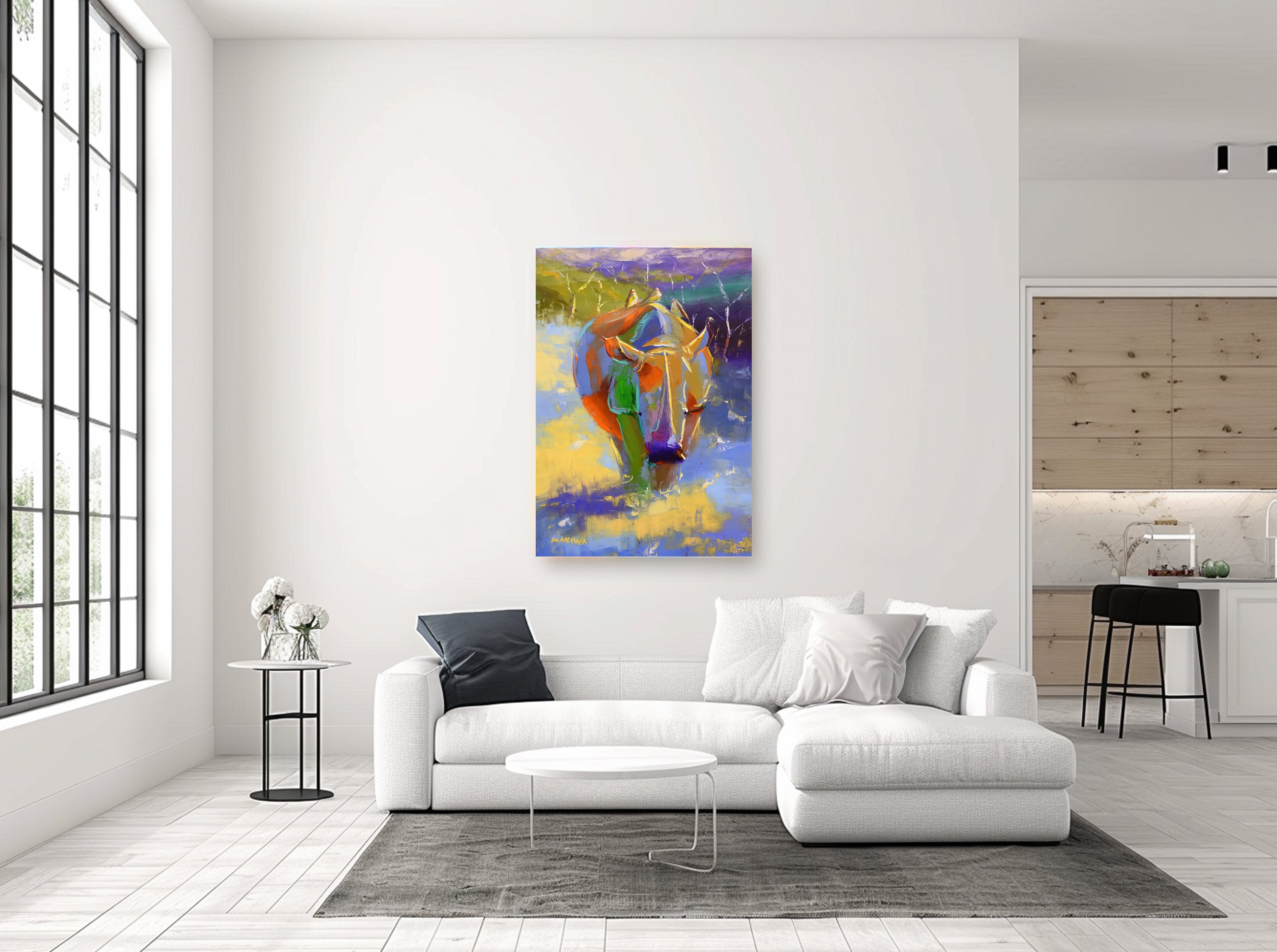 Friends 100x70cm Oil on Canvas