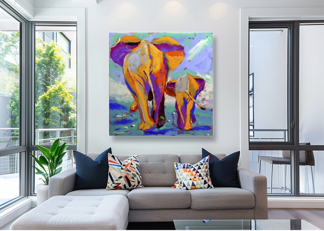 Going Places 120x120cm Oil on Canvas