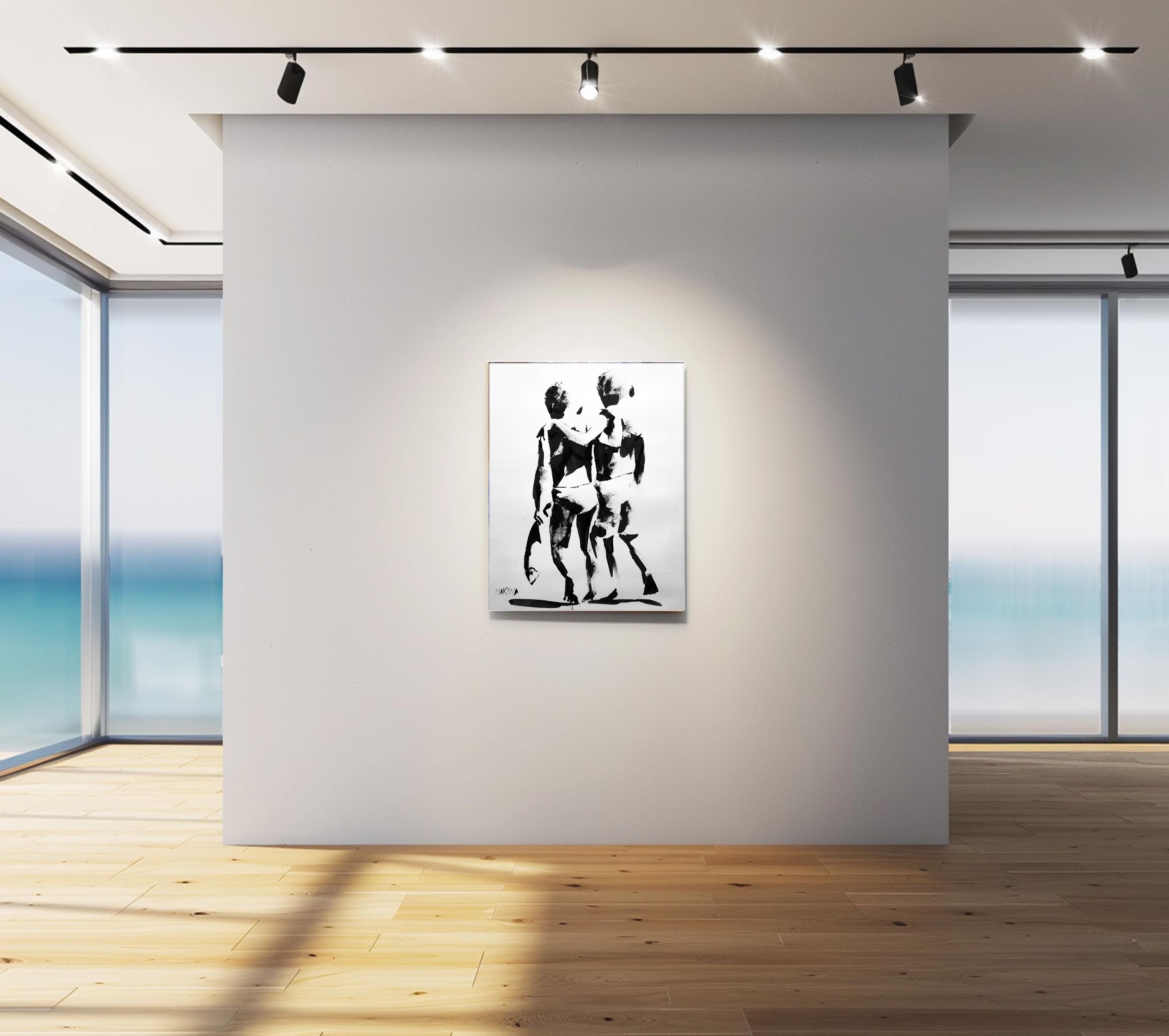 The Quiet Pact 71x56cm Acrylic On Canvas