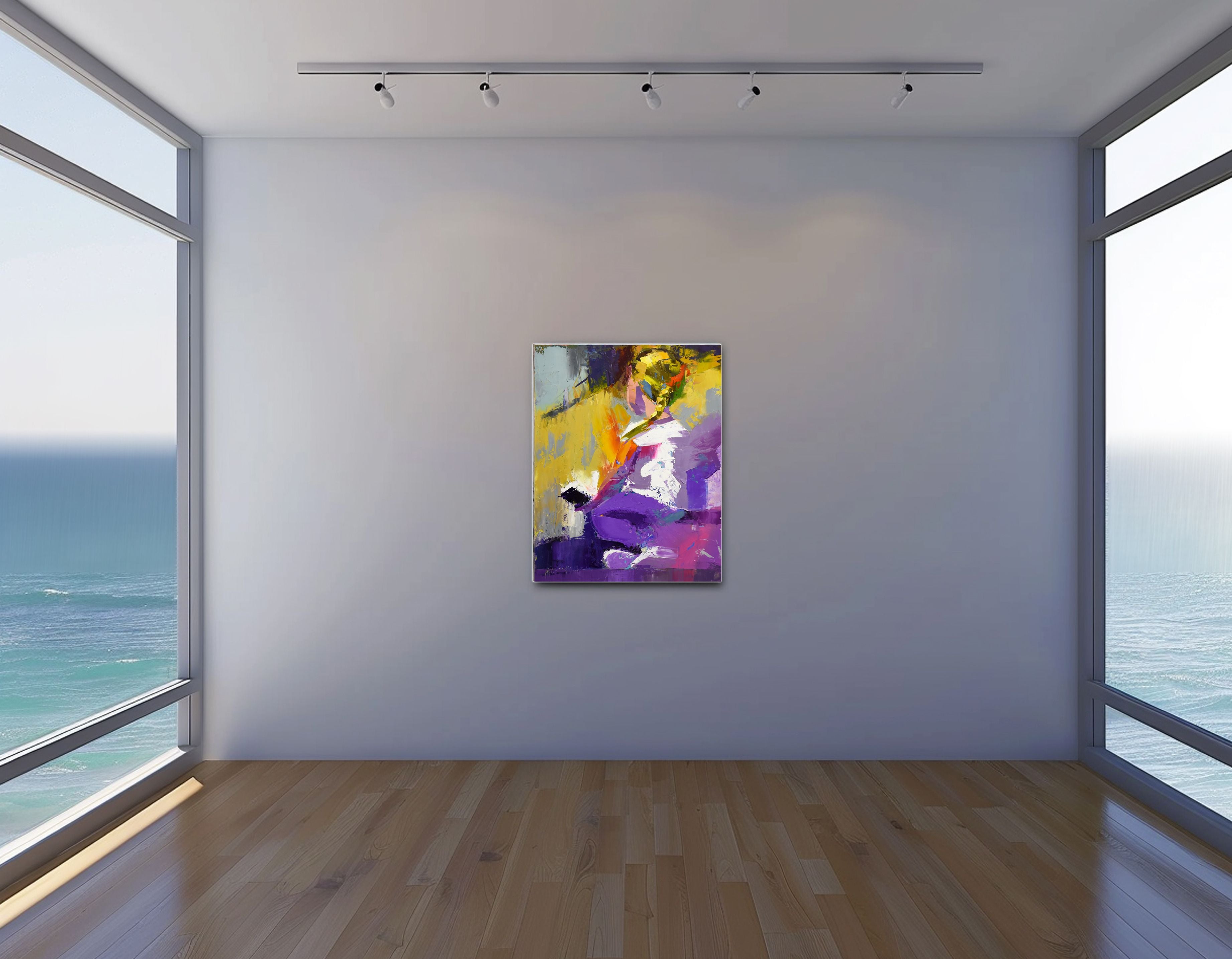 Reading 62x50cm Oil on Canvas