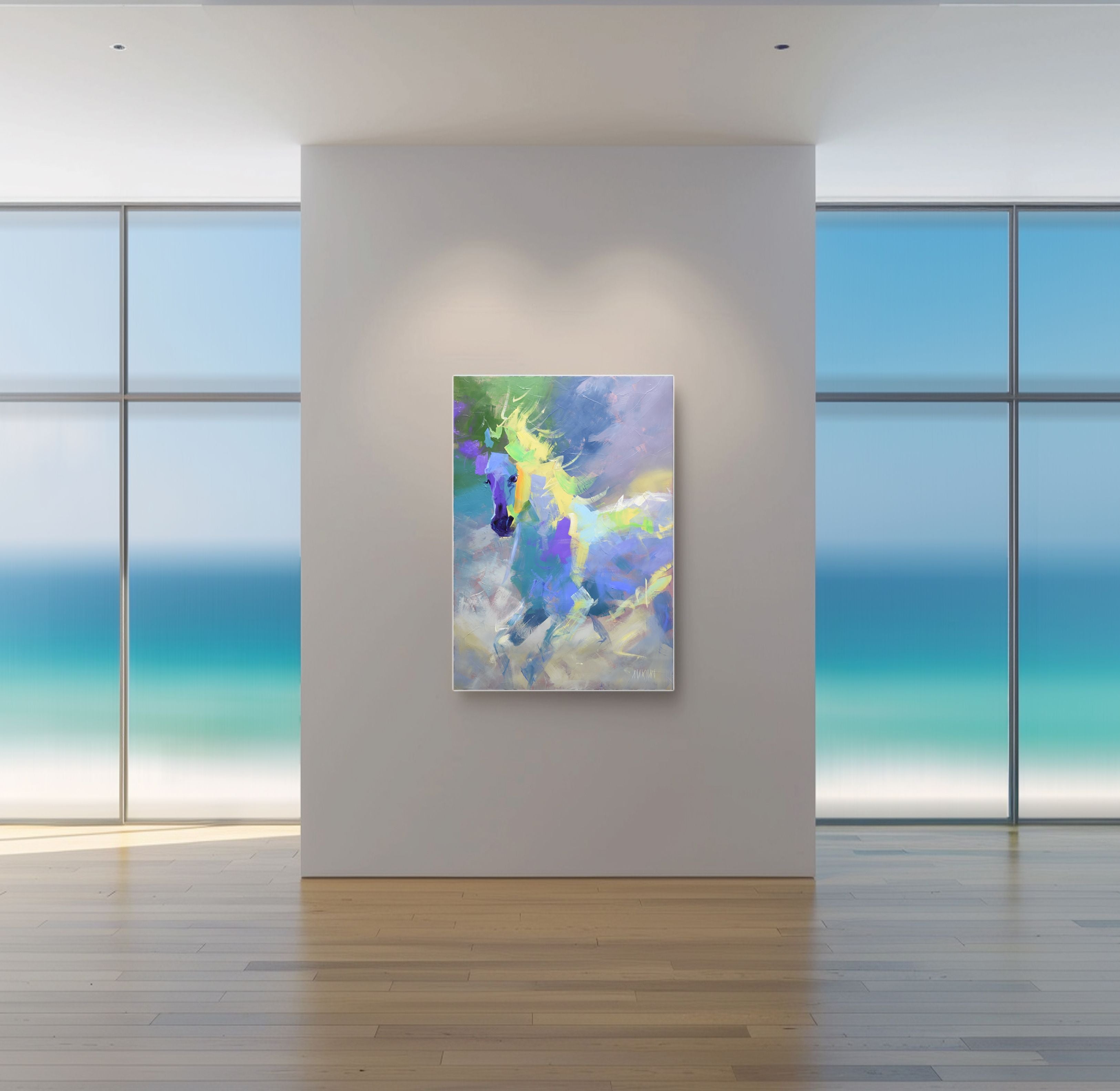 The Untamed Light 100x70cm Acrylic On Canvas