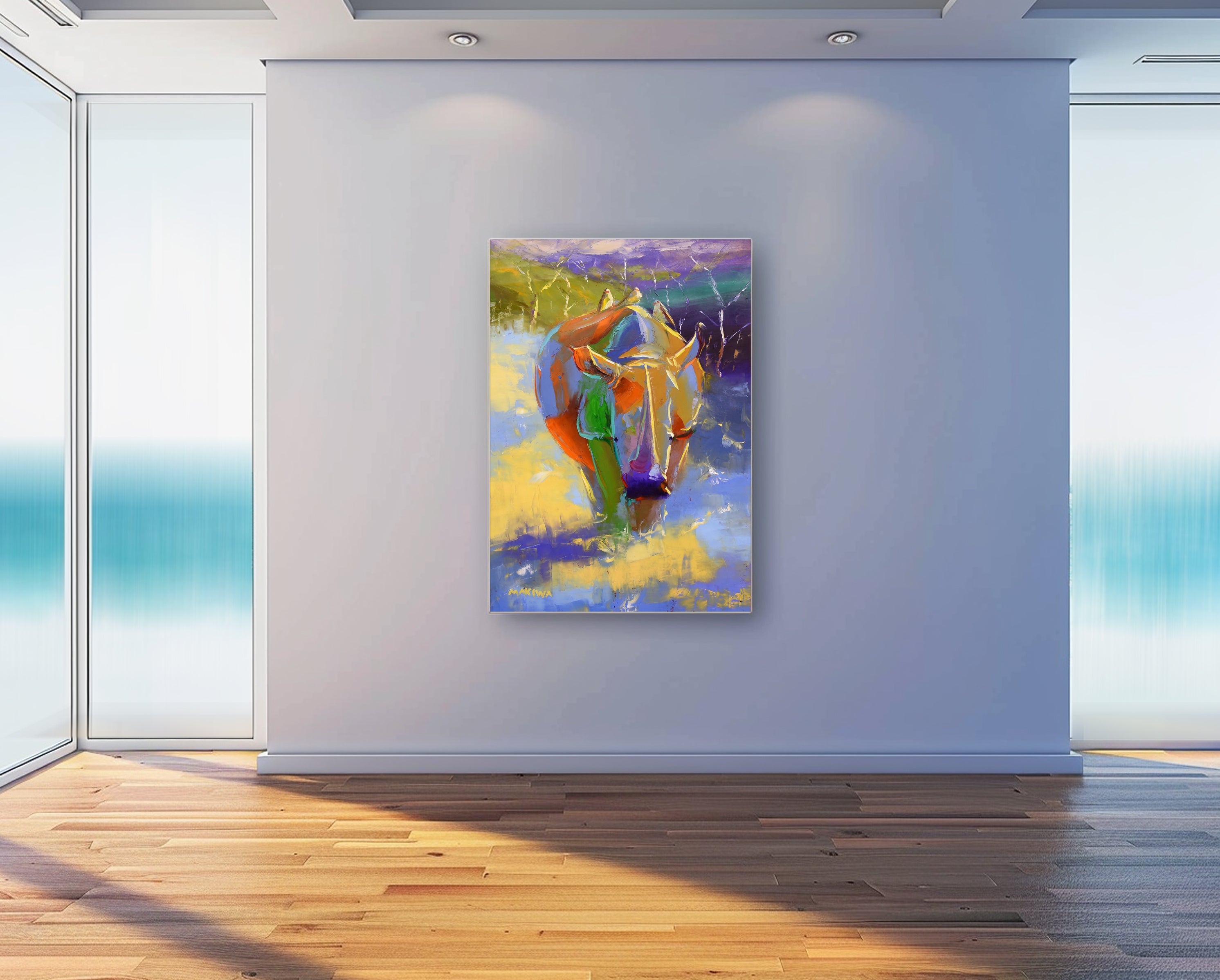 Friends 100x70cm Oil on Canvas