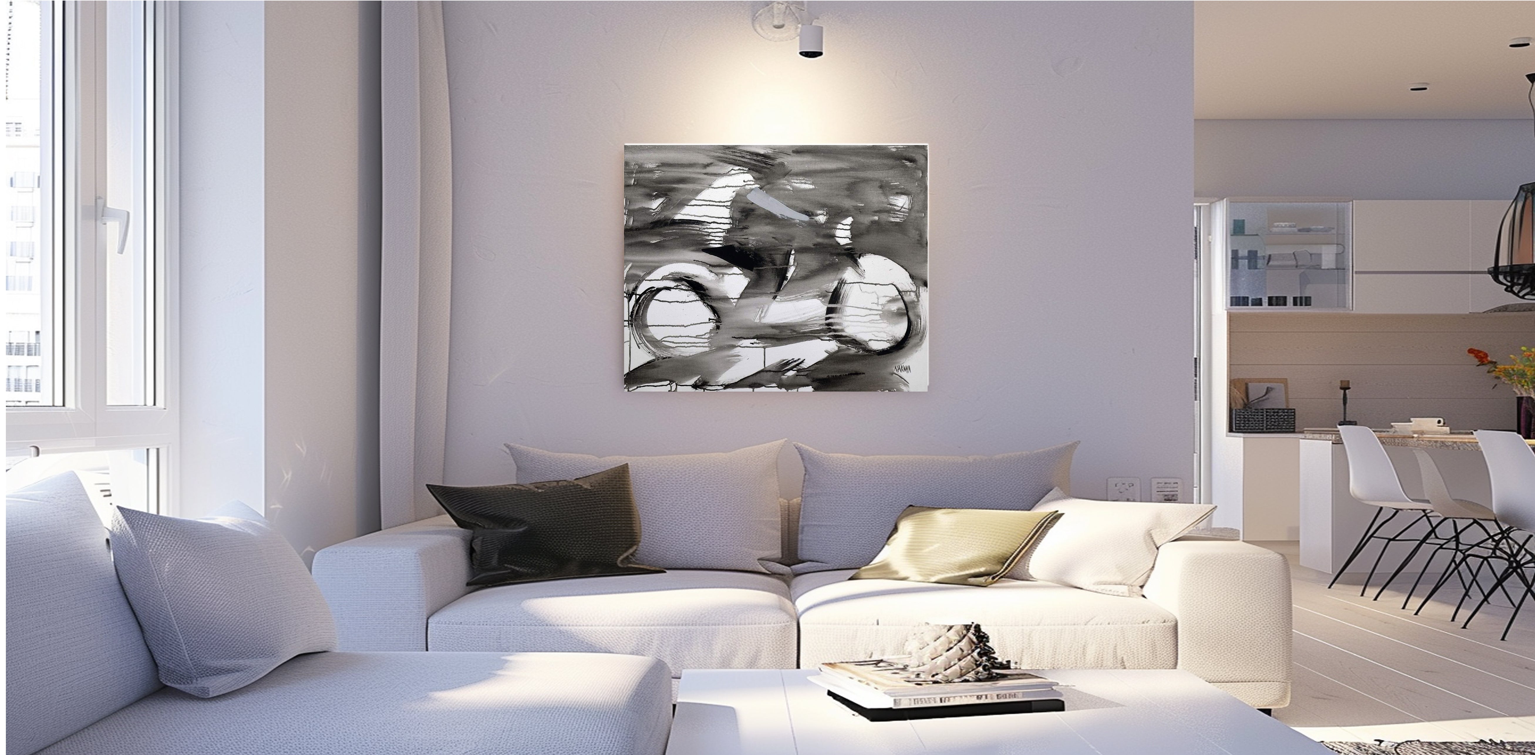 The Rider 1 12 65x80cm Acrylic on Canvas