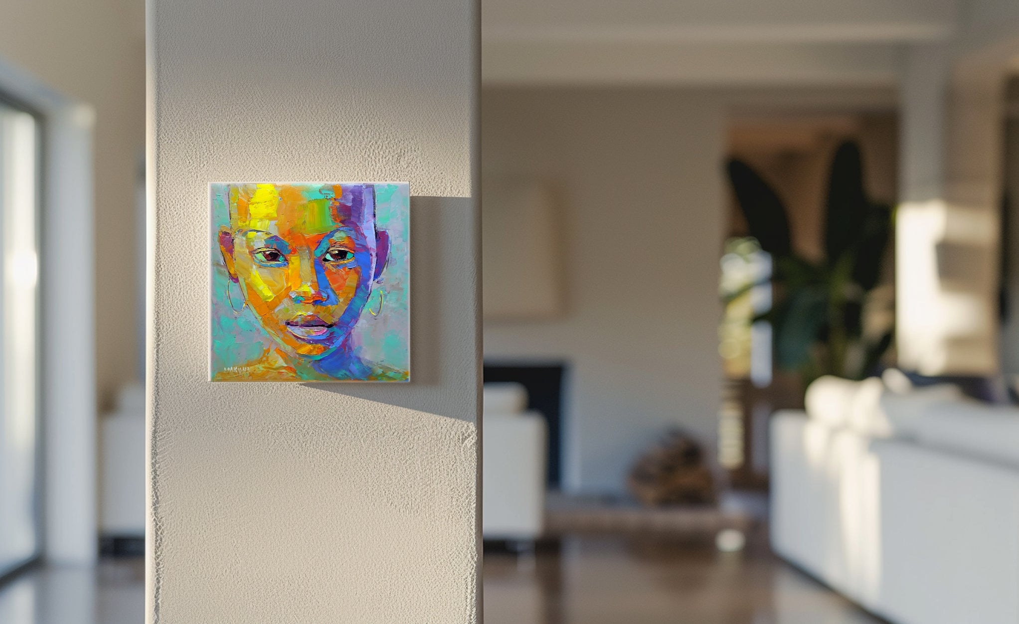 Impressions No 6 20x20cm Oil on Canvas