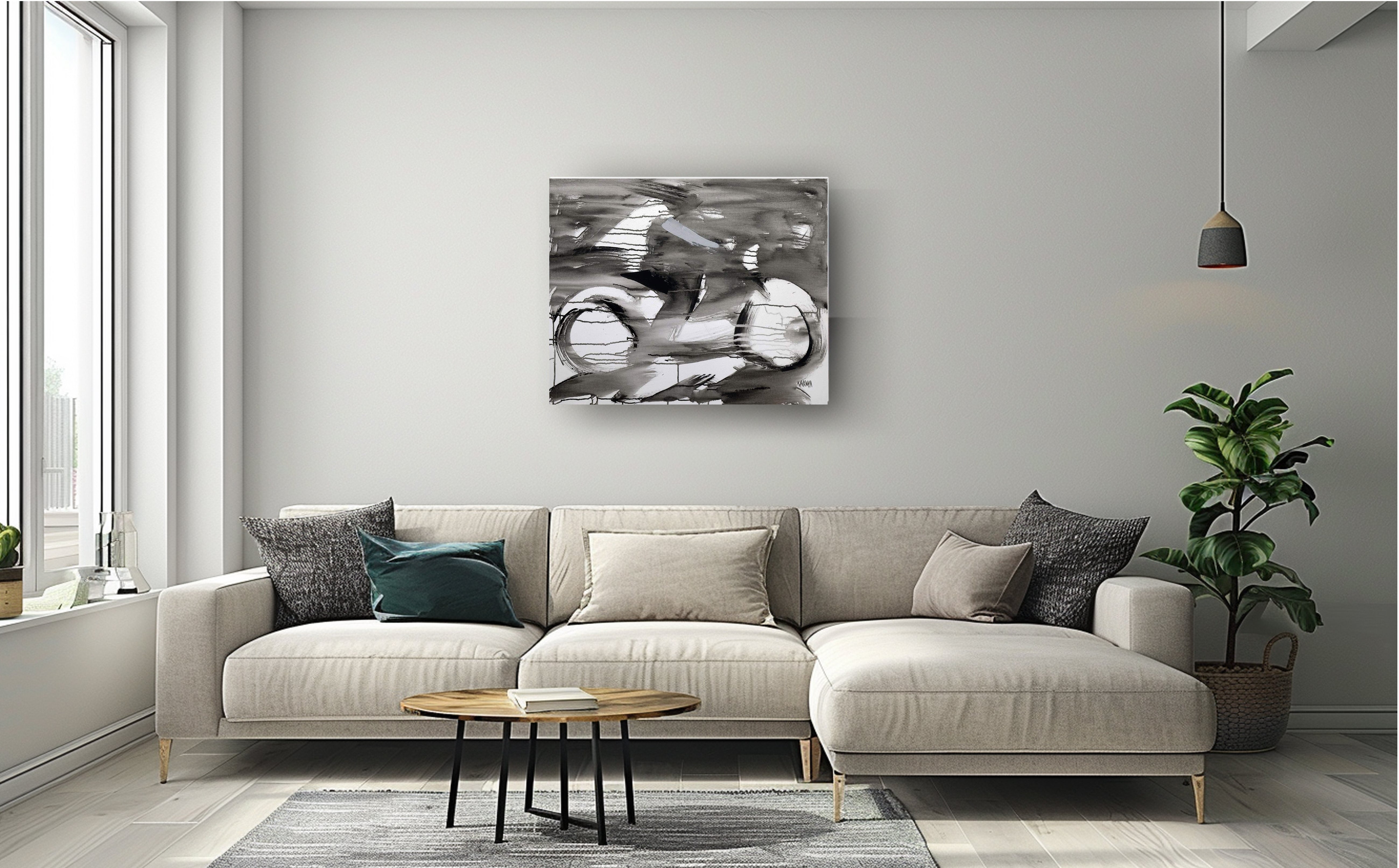 The Rider 1 12 65x80cm Acrylic on Canvas