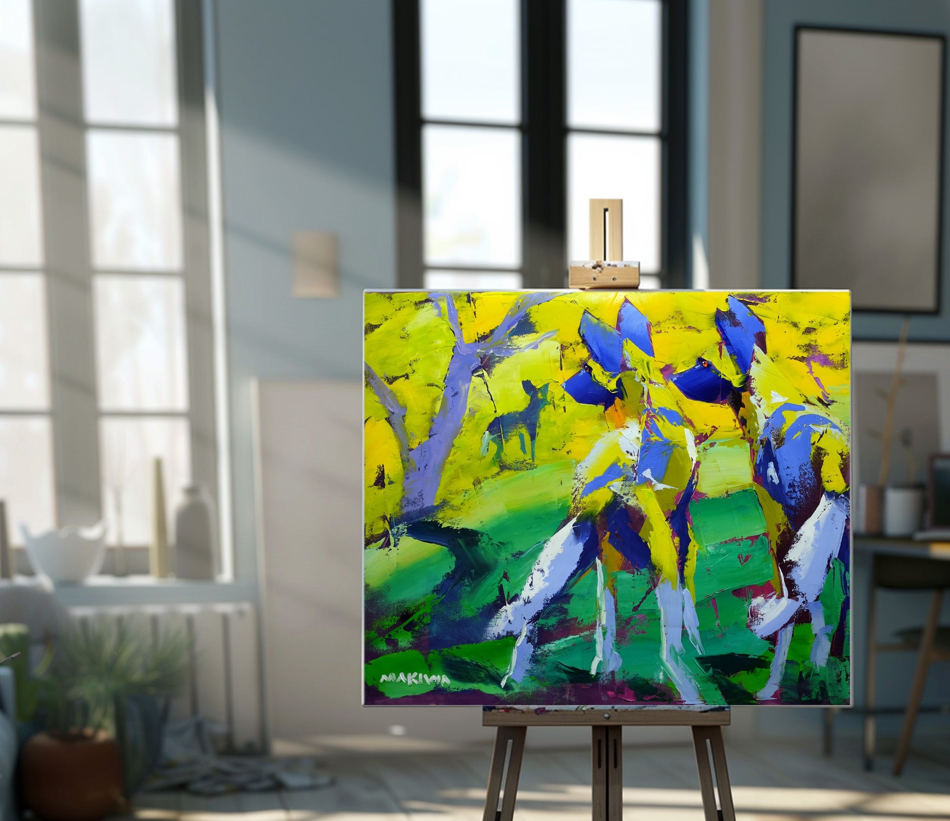 What was that? 68x80cm Oil on Canvas