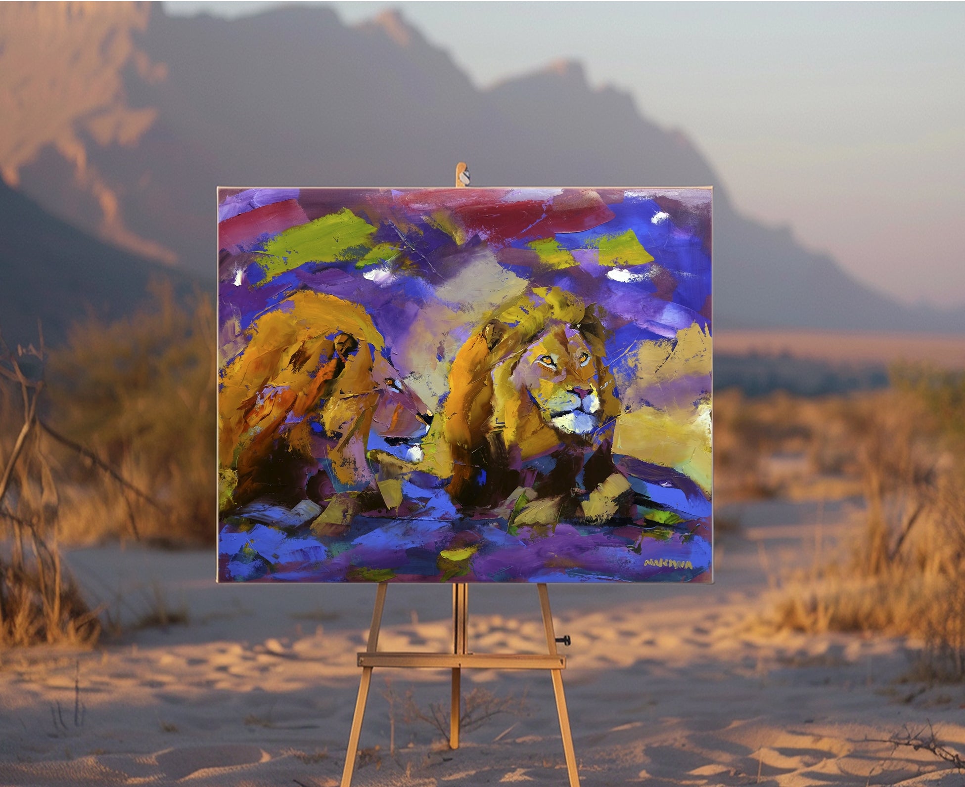 Strategy Tonight 80x100cm Oil on Canvas