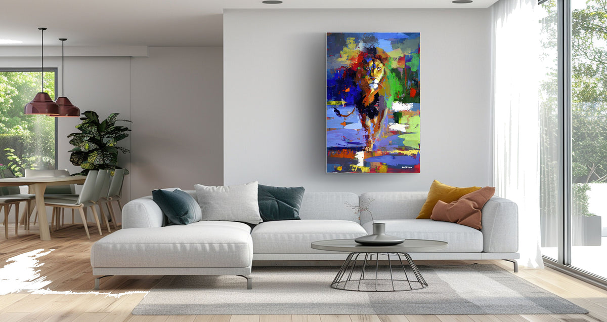 Between Fire and Sky Acrylic On Canvas 120x80cm
