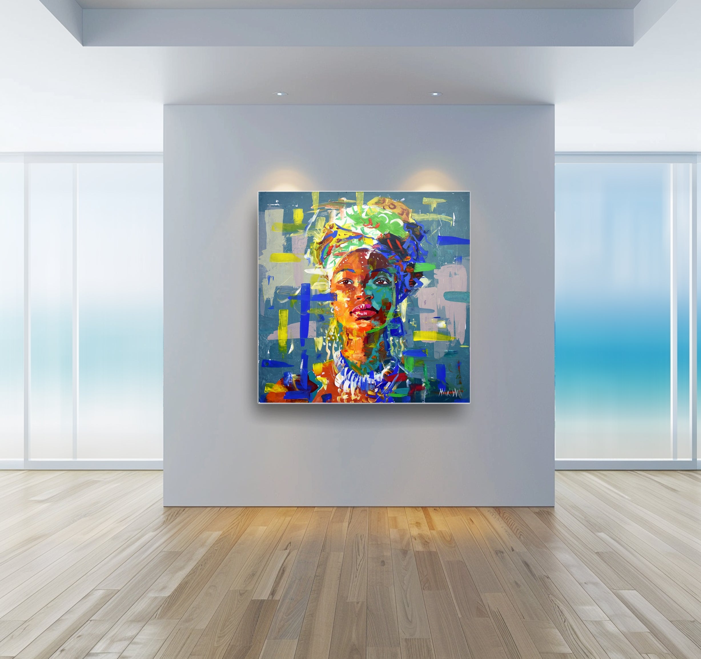 African Dream 1 120x120cm Acrylic on Canvas