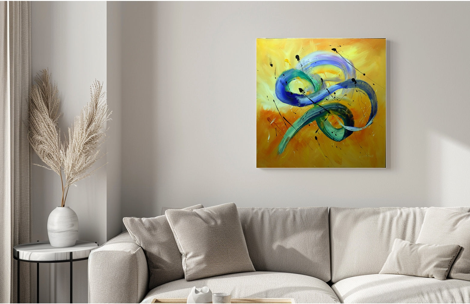 The Colours of the Cosmos 80x80cm Acrylic on Canvas