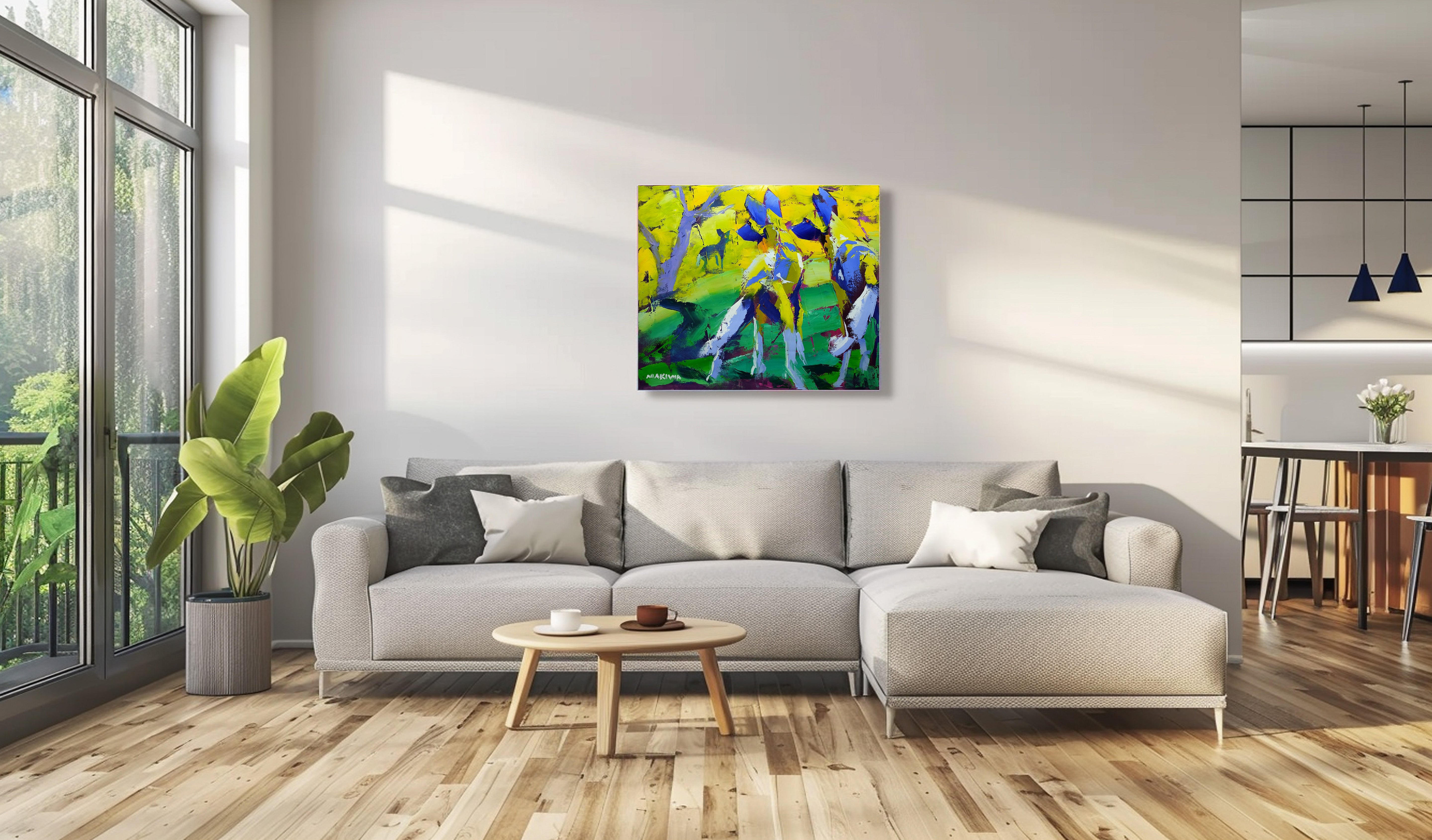 What was that? 68x80cm Oil on Canvas
