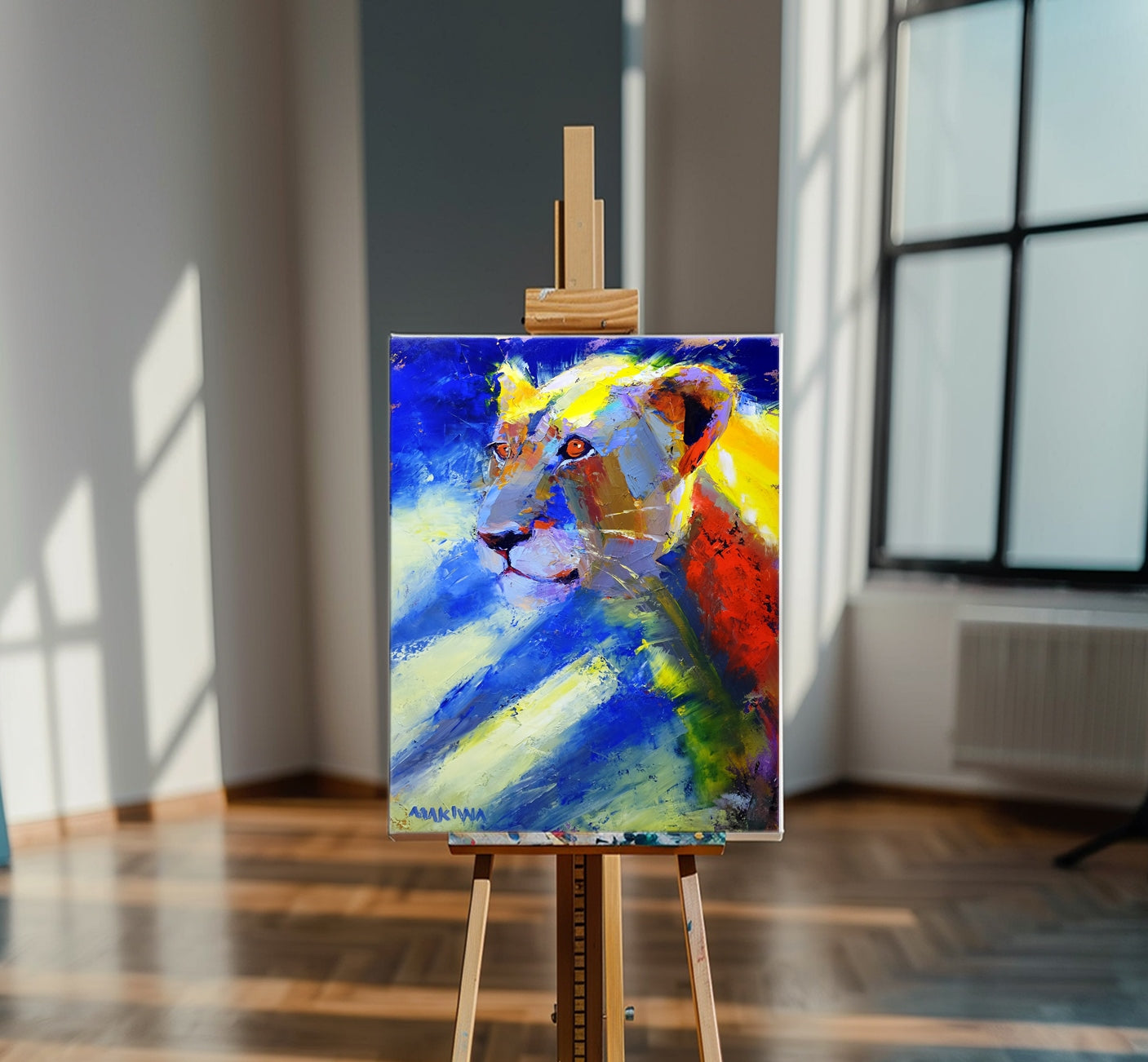 Blue Shadows 71x56cm Oil on Canvas