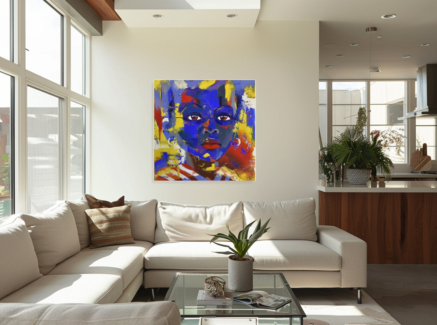 The Child 120x120cm Oil on Canvas