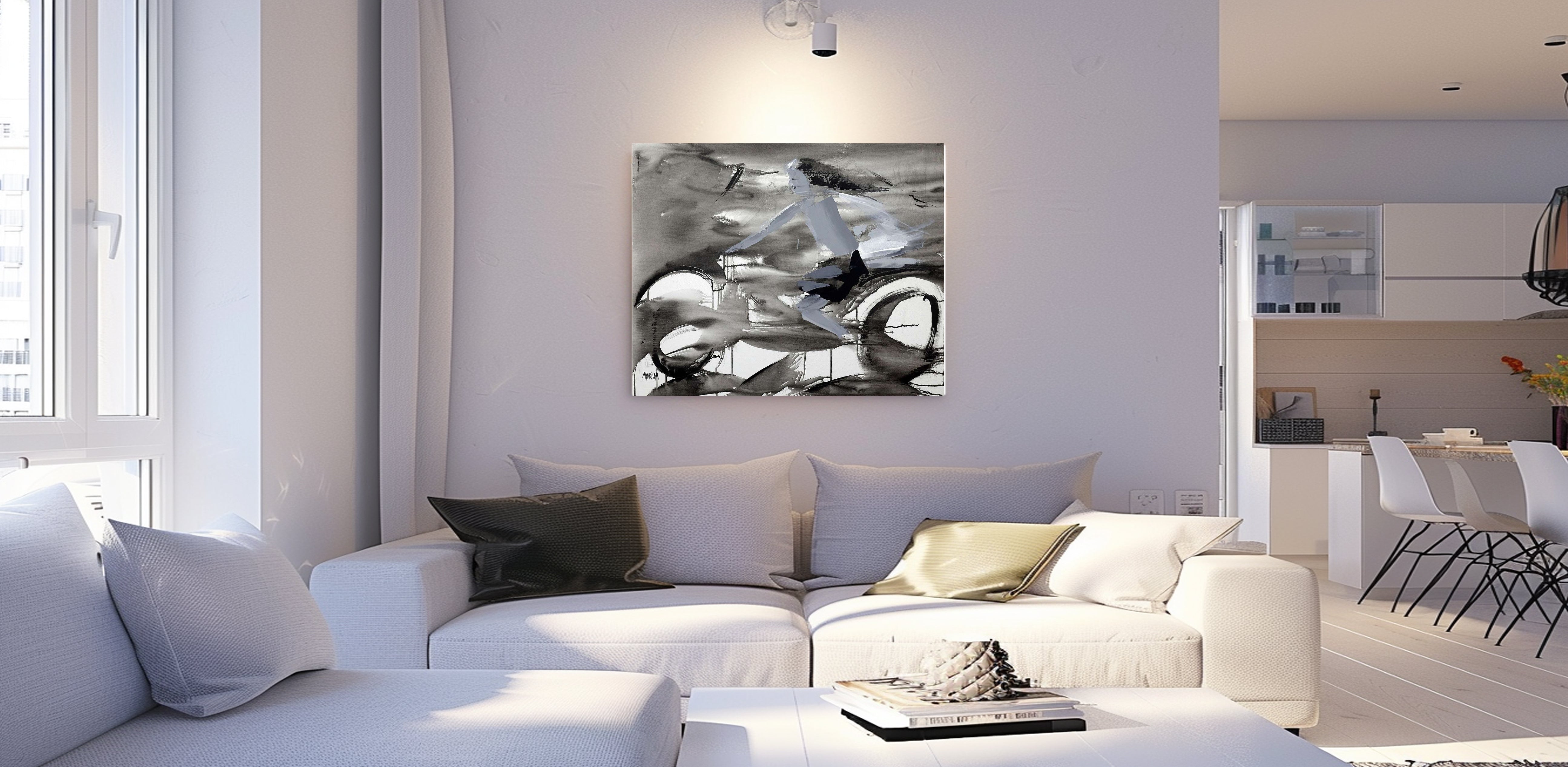 The Rider II 65x80cm Acrylic on Canvas