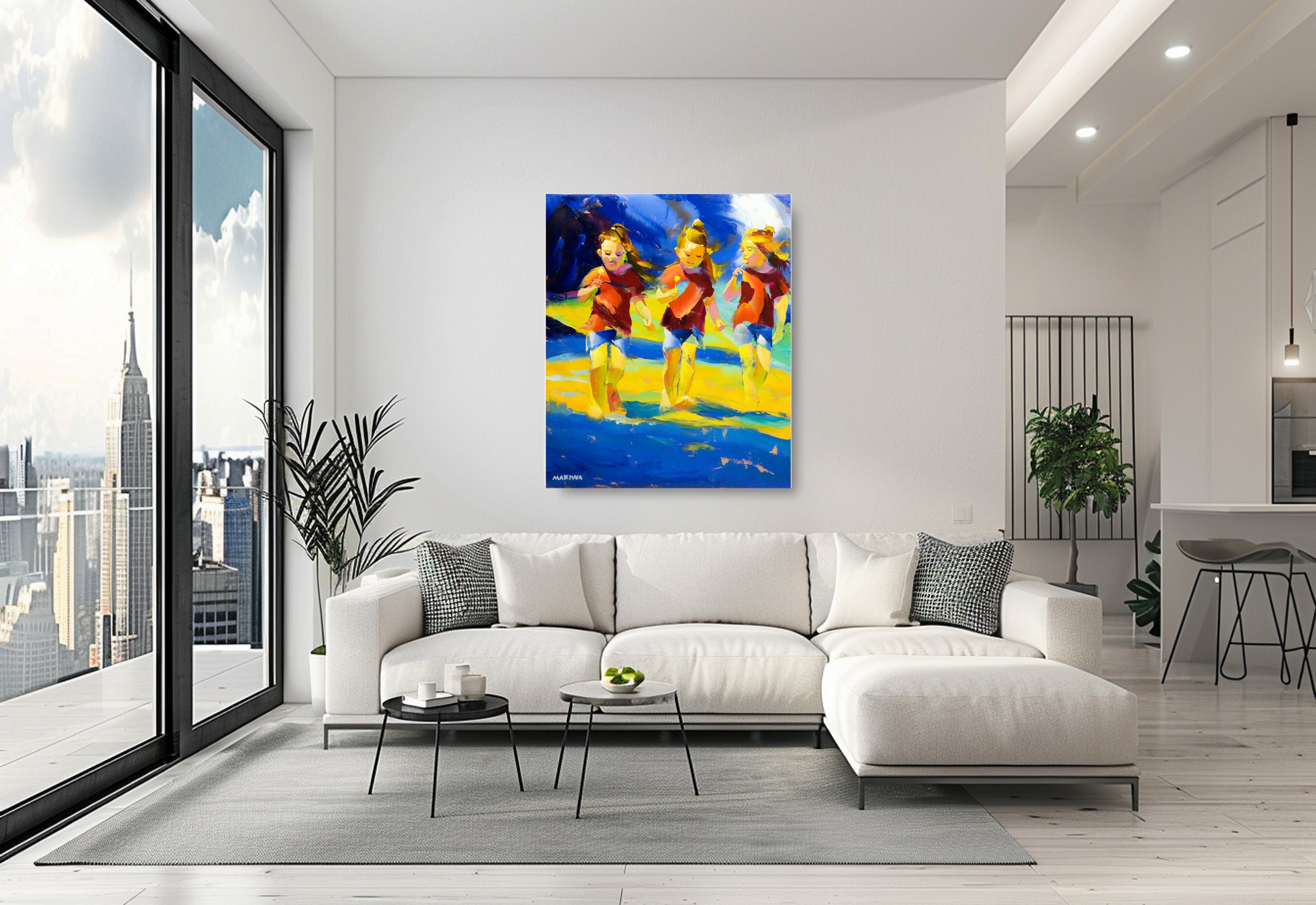 The Lollipops 120x100cm Oil On Canvas