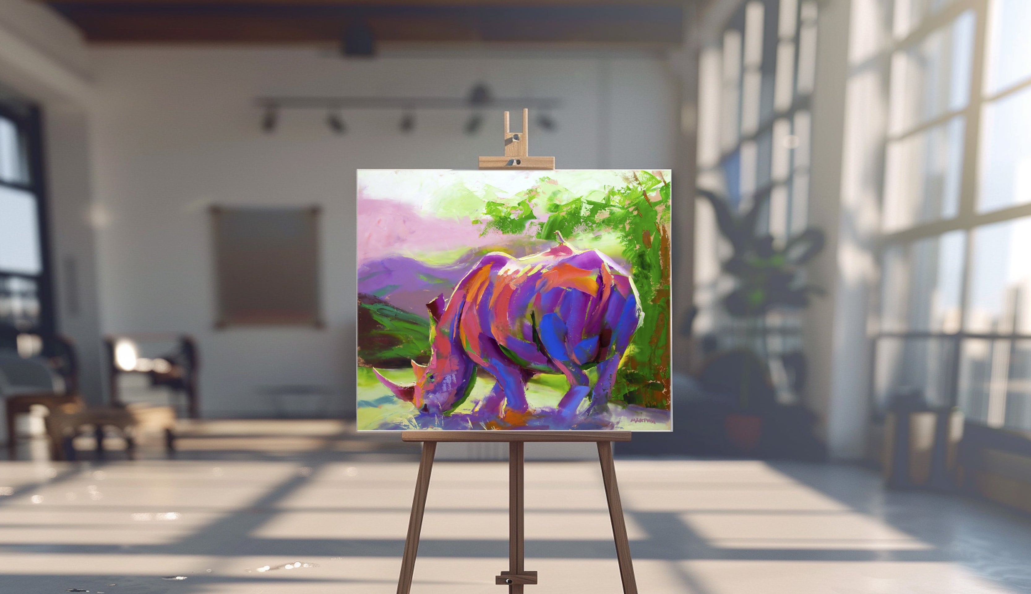 Best Friends 100x120cm Oil On Canvas