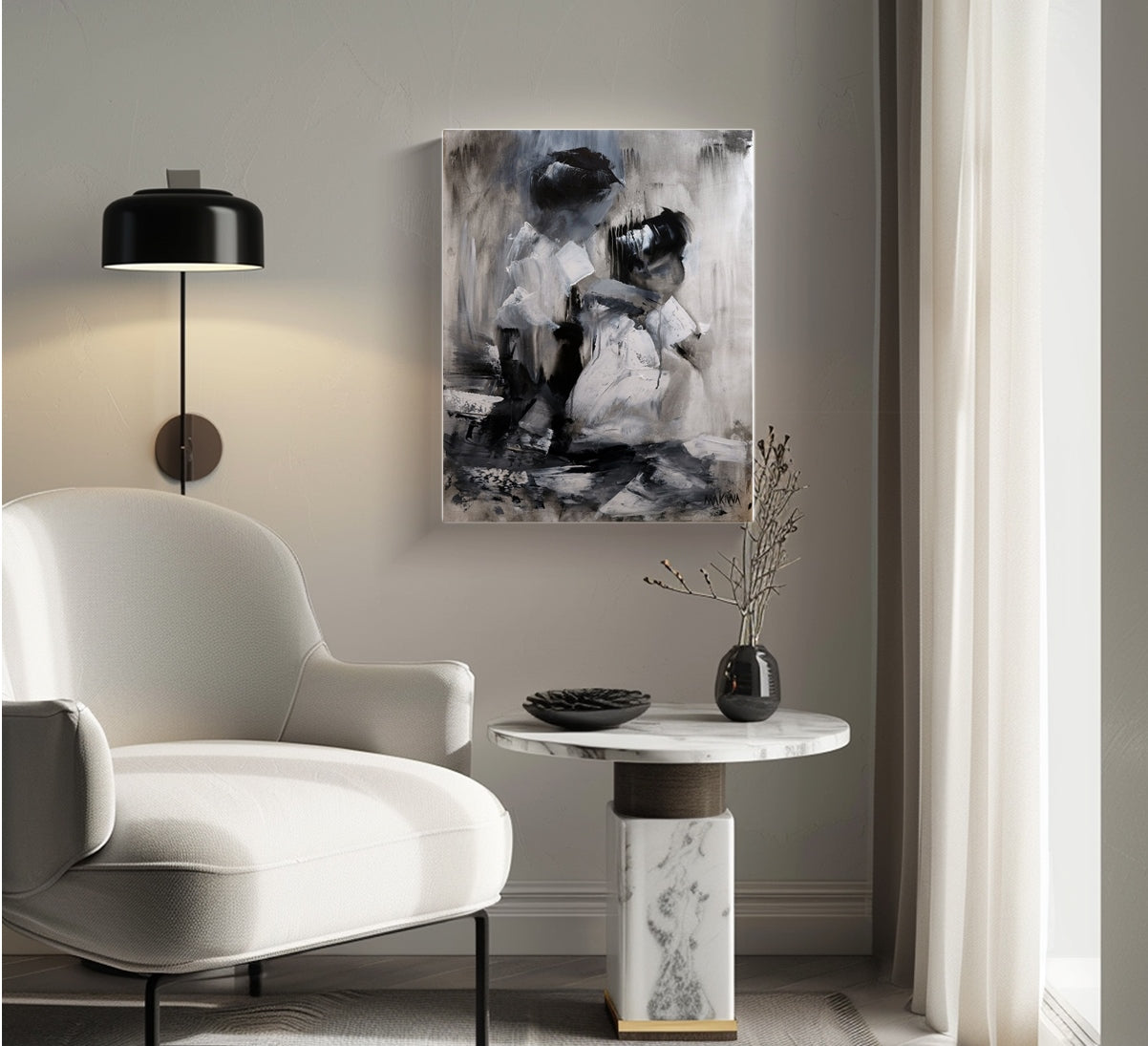 Little Friends 71x56cm Acrylic on Canvas