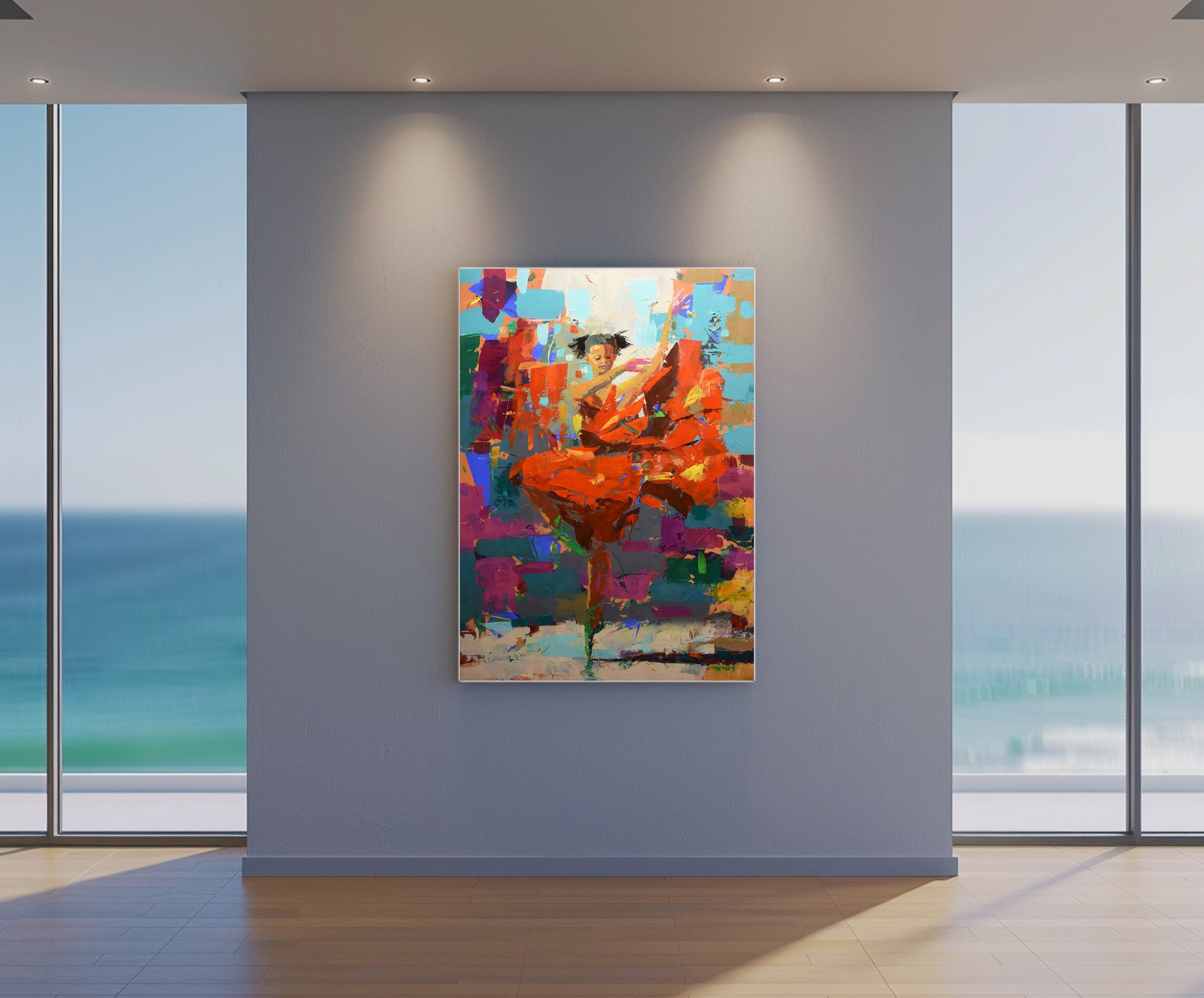 The Dancer 140x100cm Acrylic on Canvas