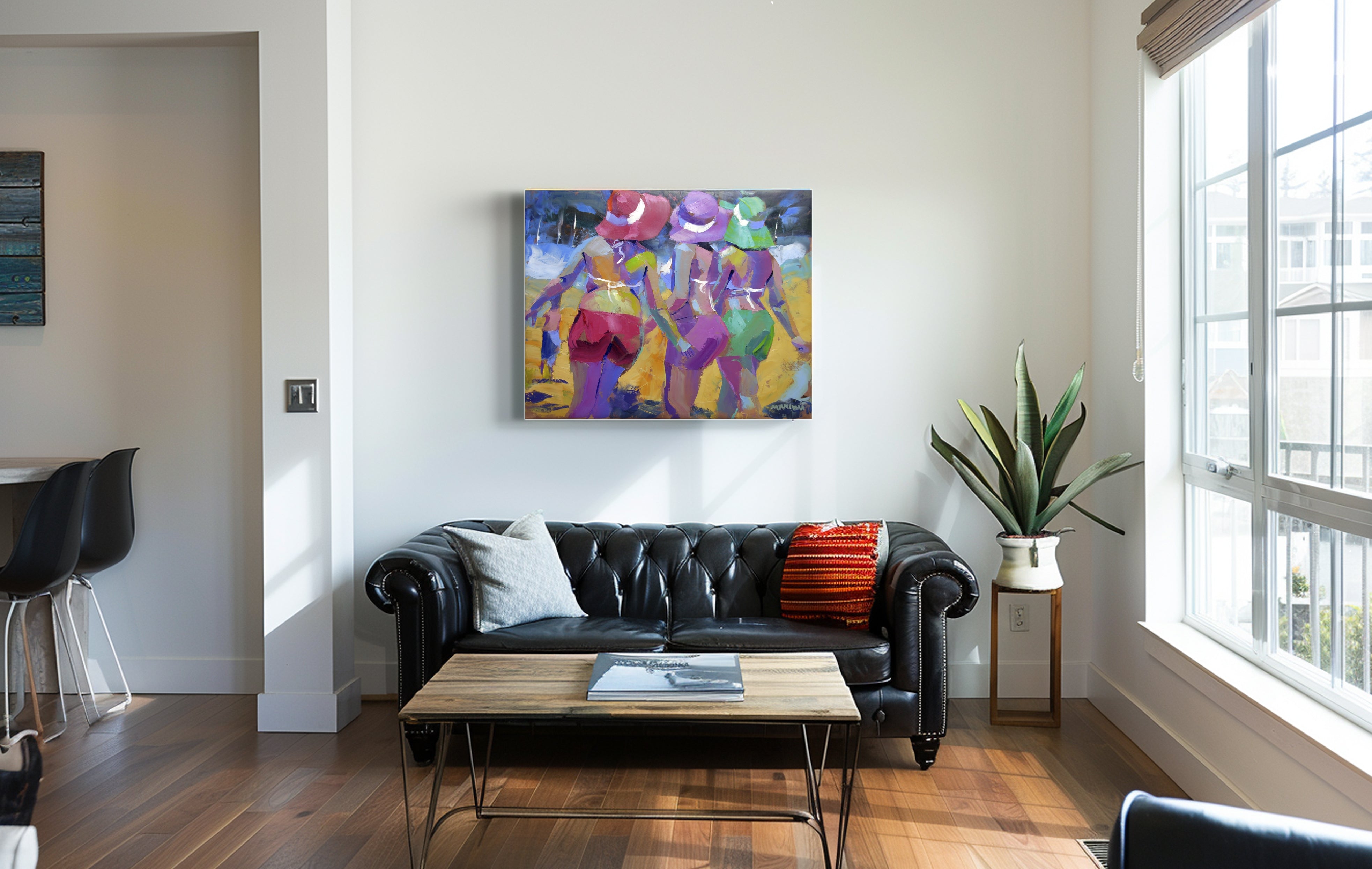 The Girls of Mzansi 80x100cm Oil on Canvas