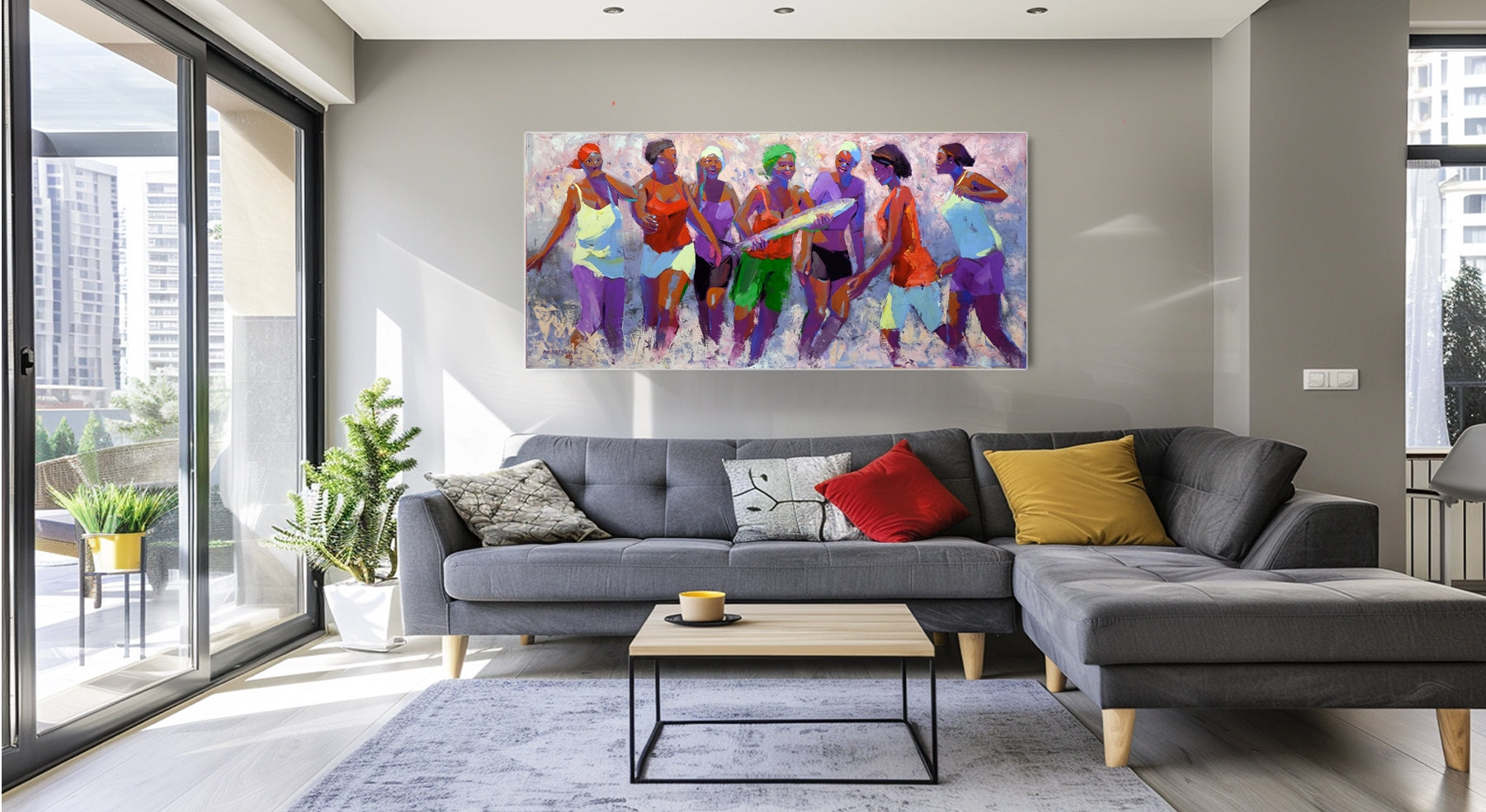 The Fish 80x170cm Oil on Canvas
