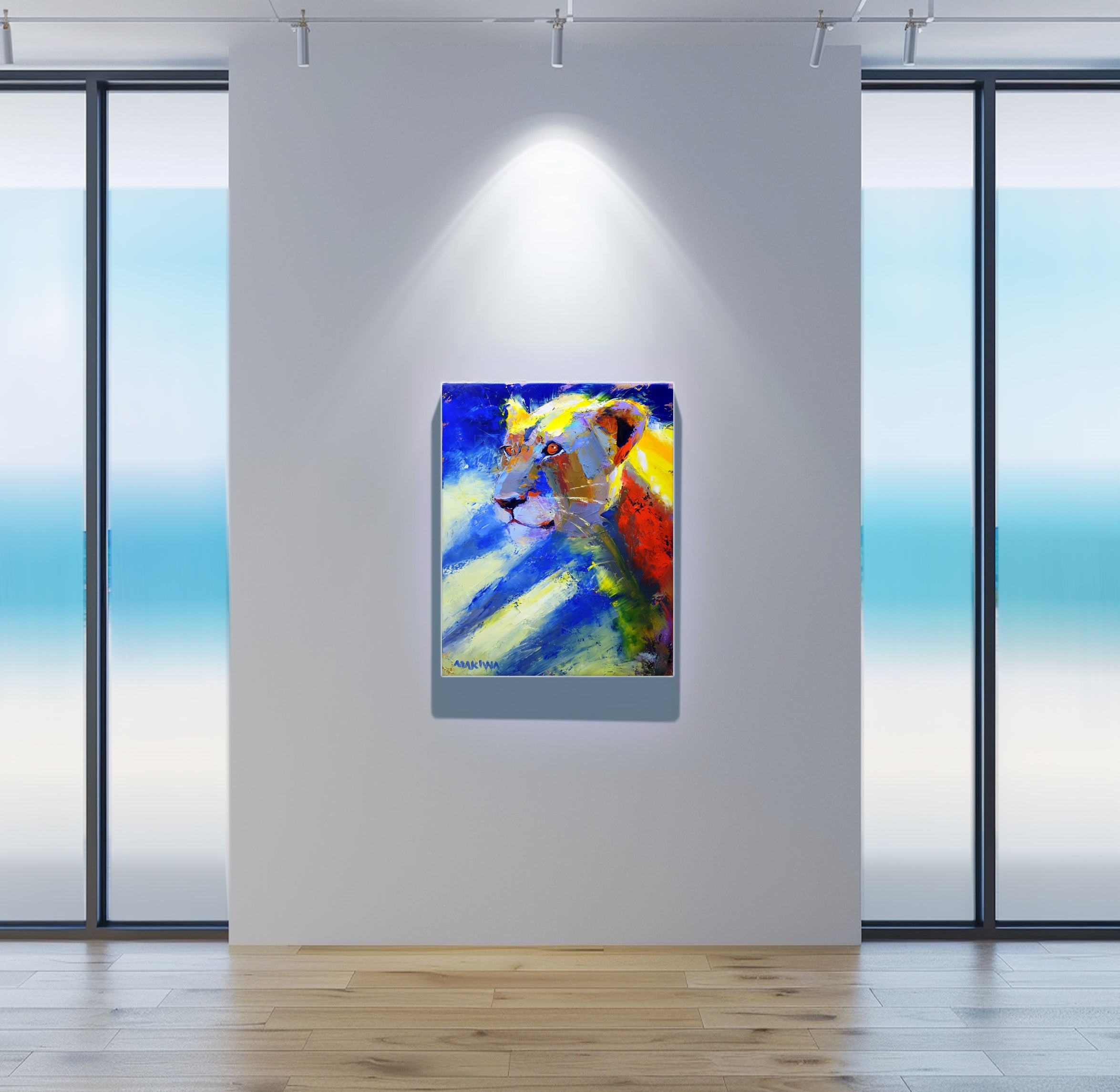 Blue Shadows 71x56cm Oil on Canvas