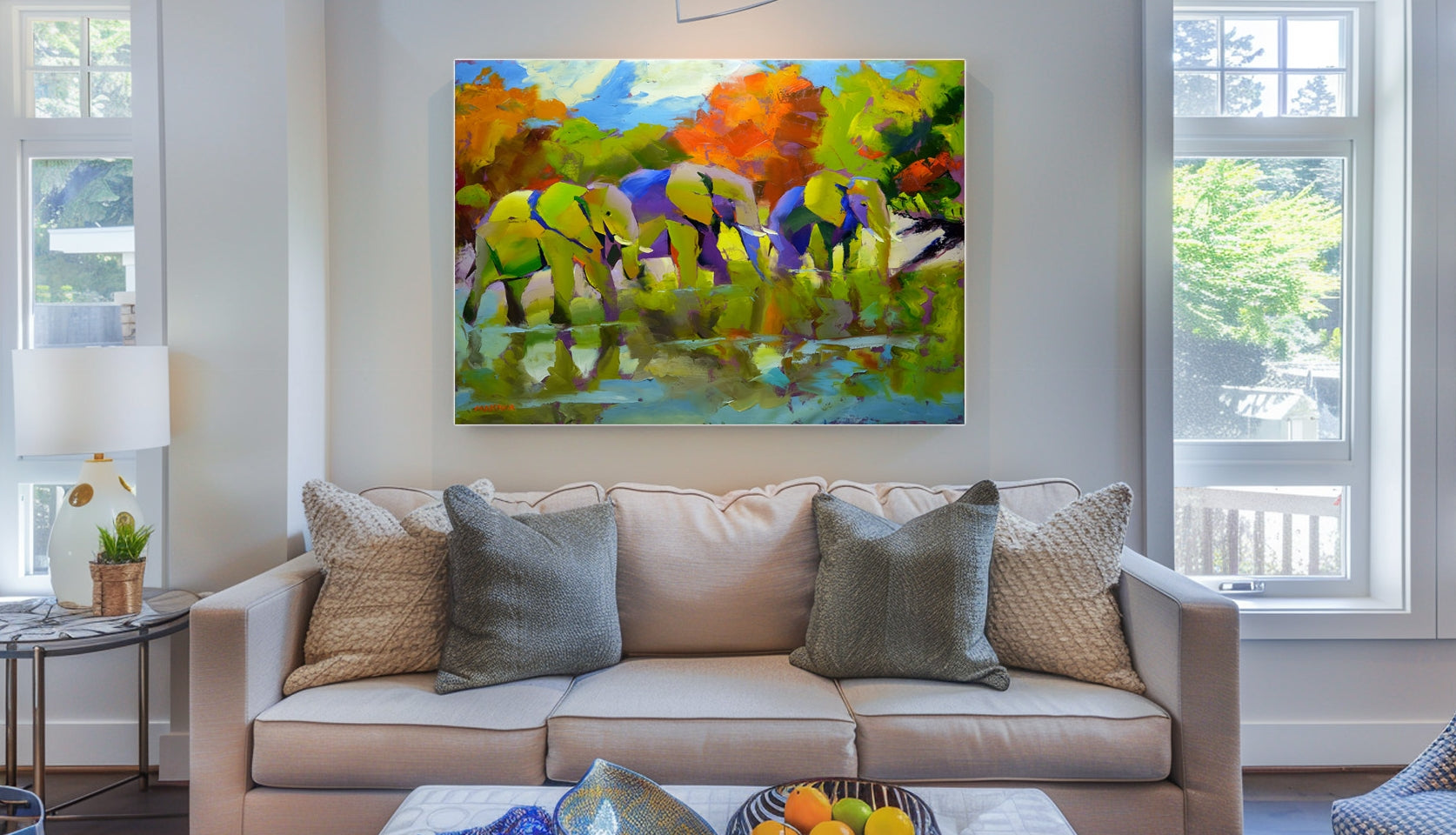 Summertime 100x140cm Oil on Canvas