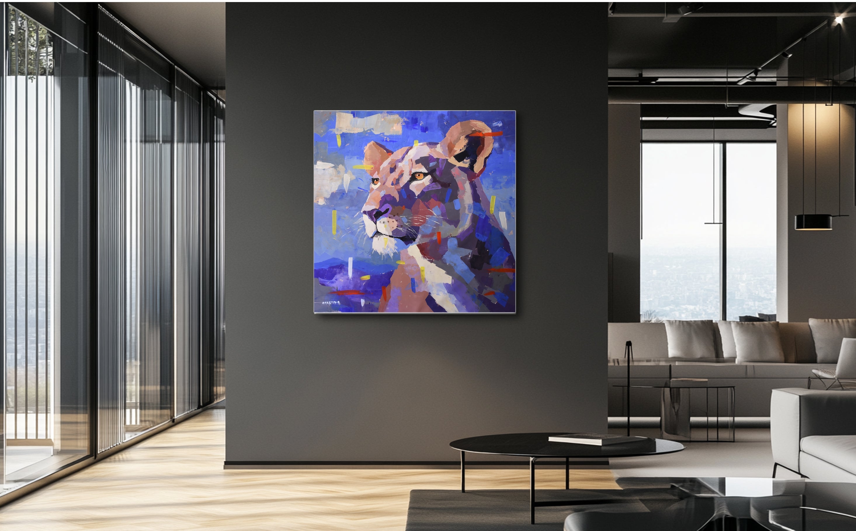 Horizon Seeker 120x120cm Acrylic on Canvas