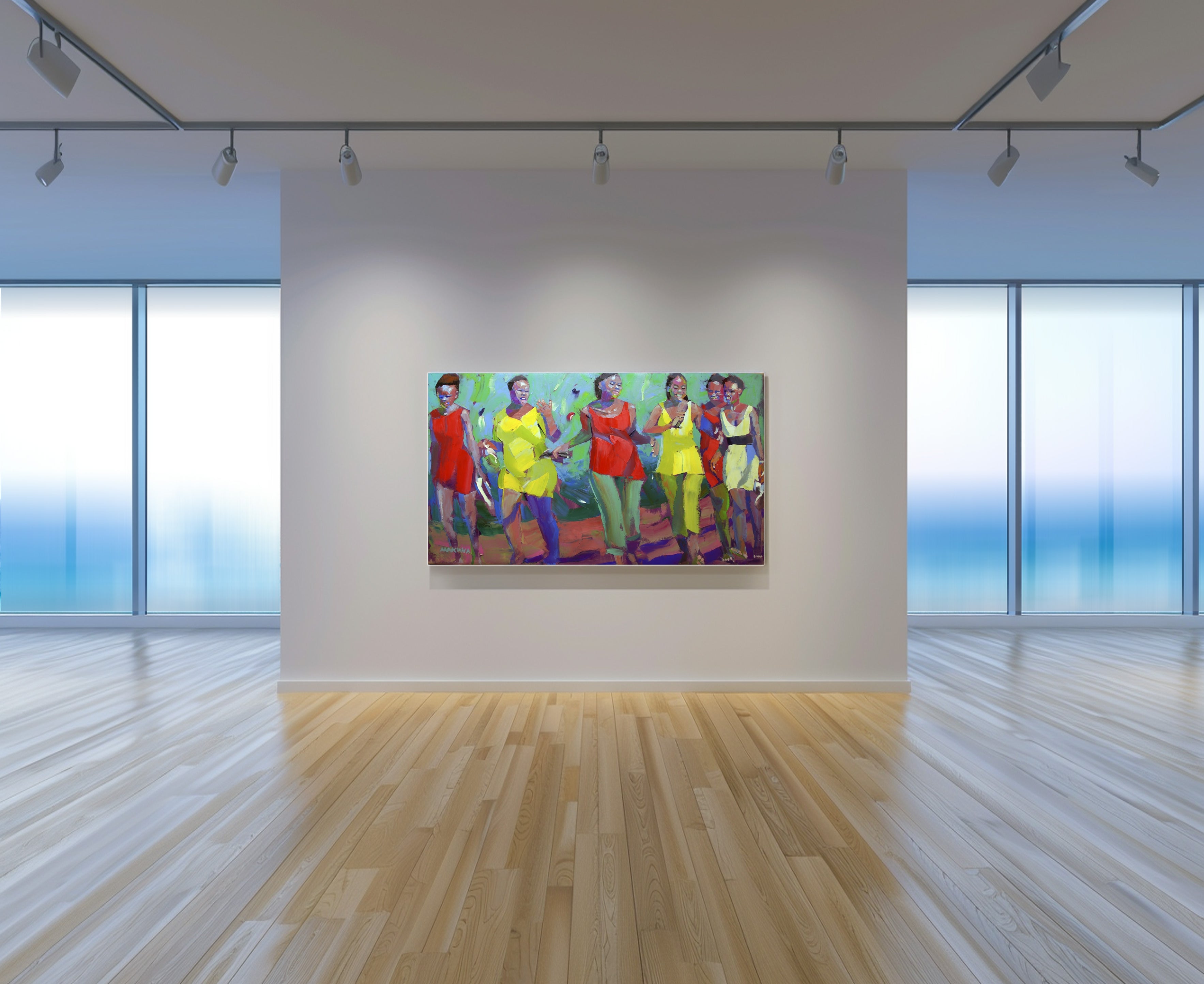 Girls 80x140cm Oil on Canvas