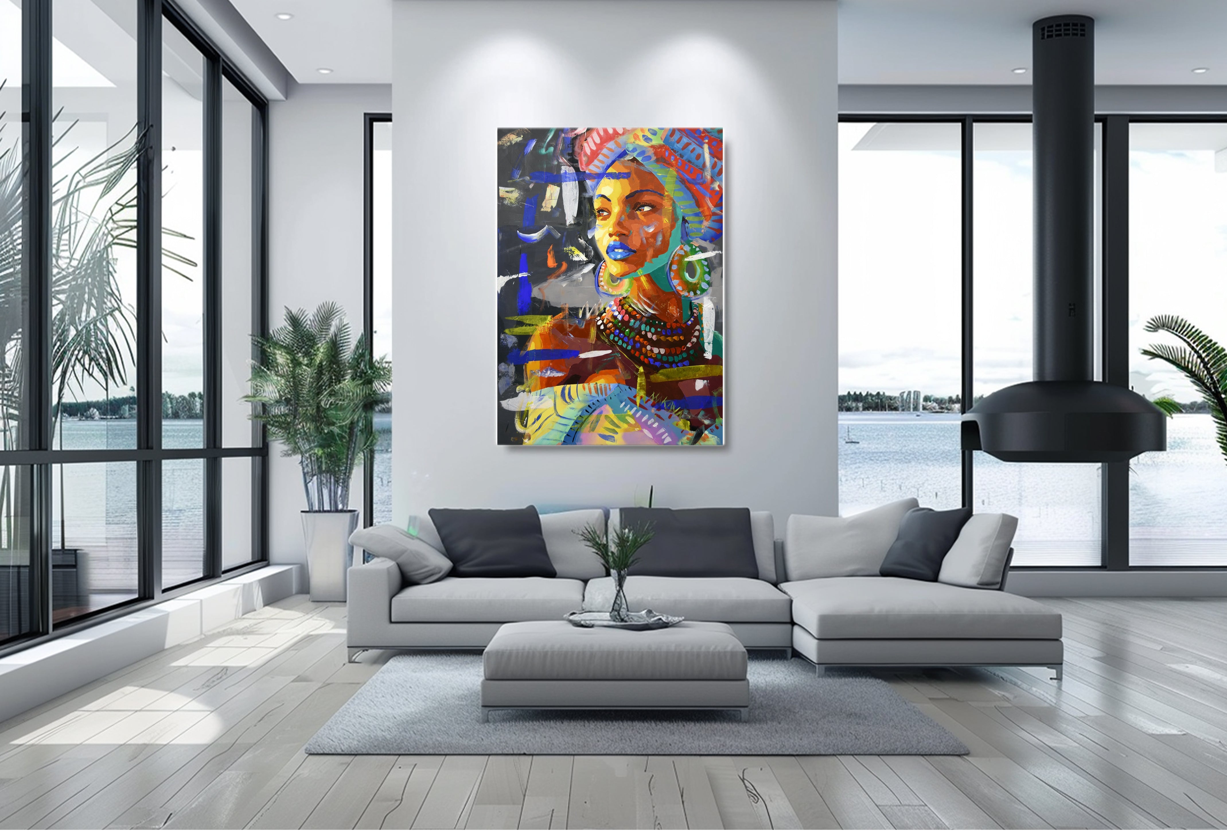 Embrace the Horizon 120x85cm Acrylic on Canvas