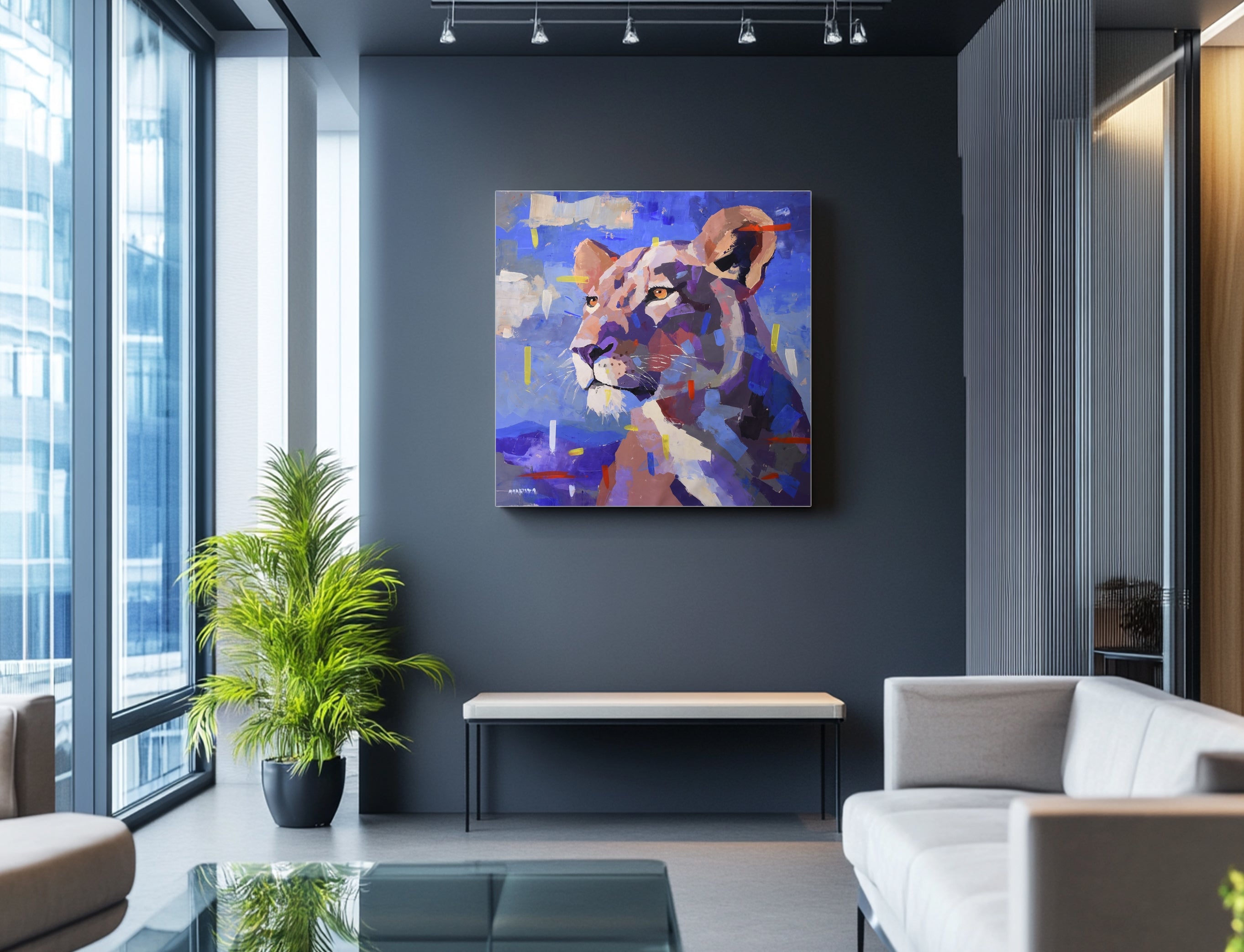 Horizon Seeker 120x120cm Acrylic on Canvas