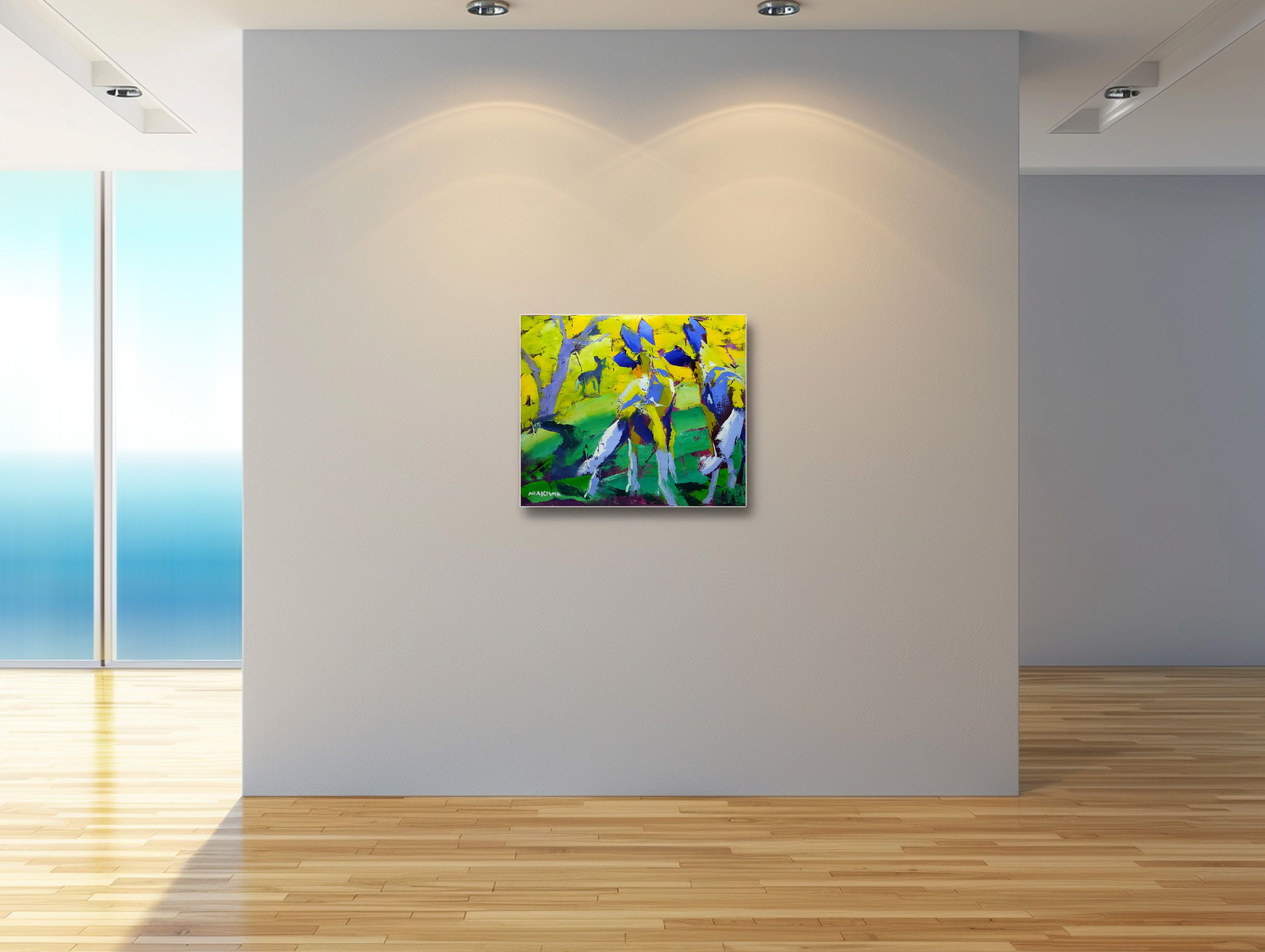 What was that? 68x80cm Oil on Canvas