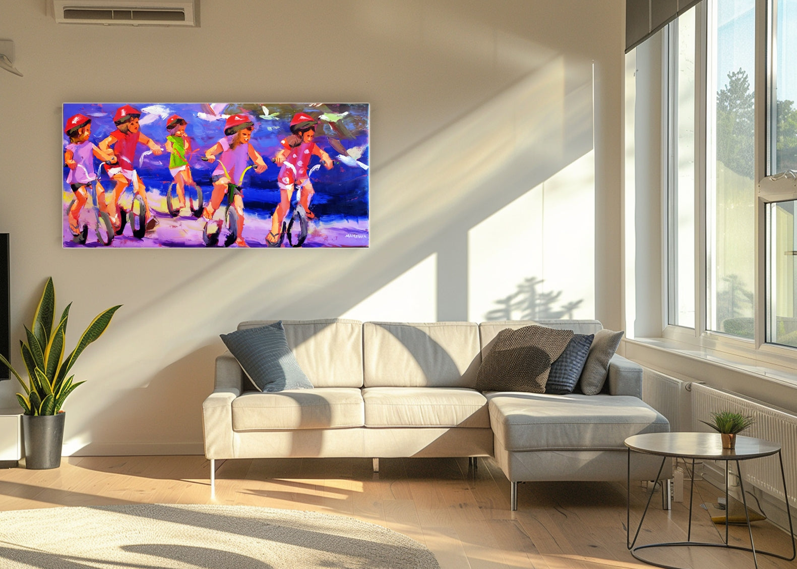 Holidays 80x170cm Oil On Canvas