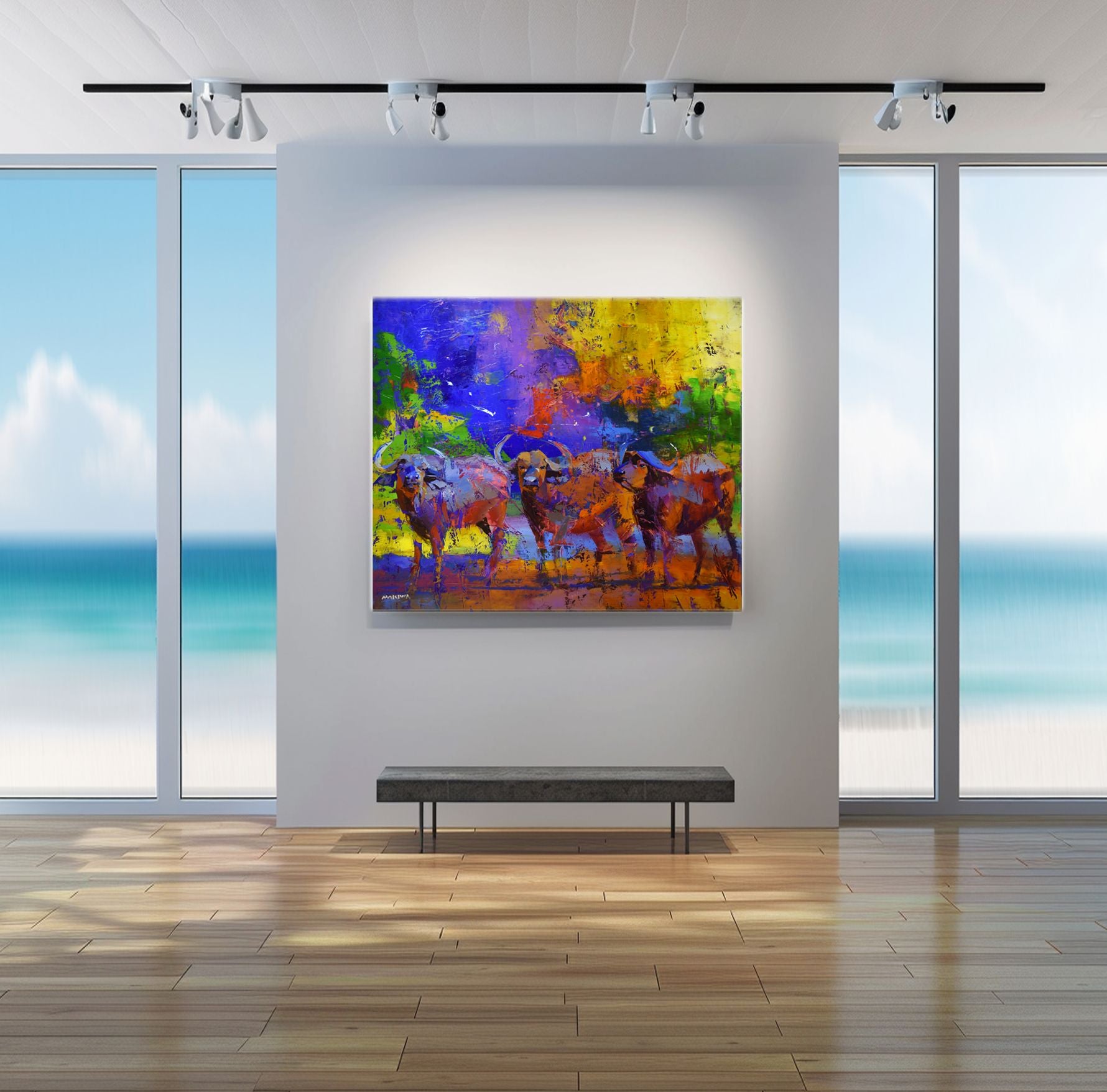 Stillness Before Movement 120x140cm Oil On Canvas