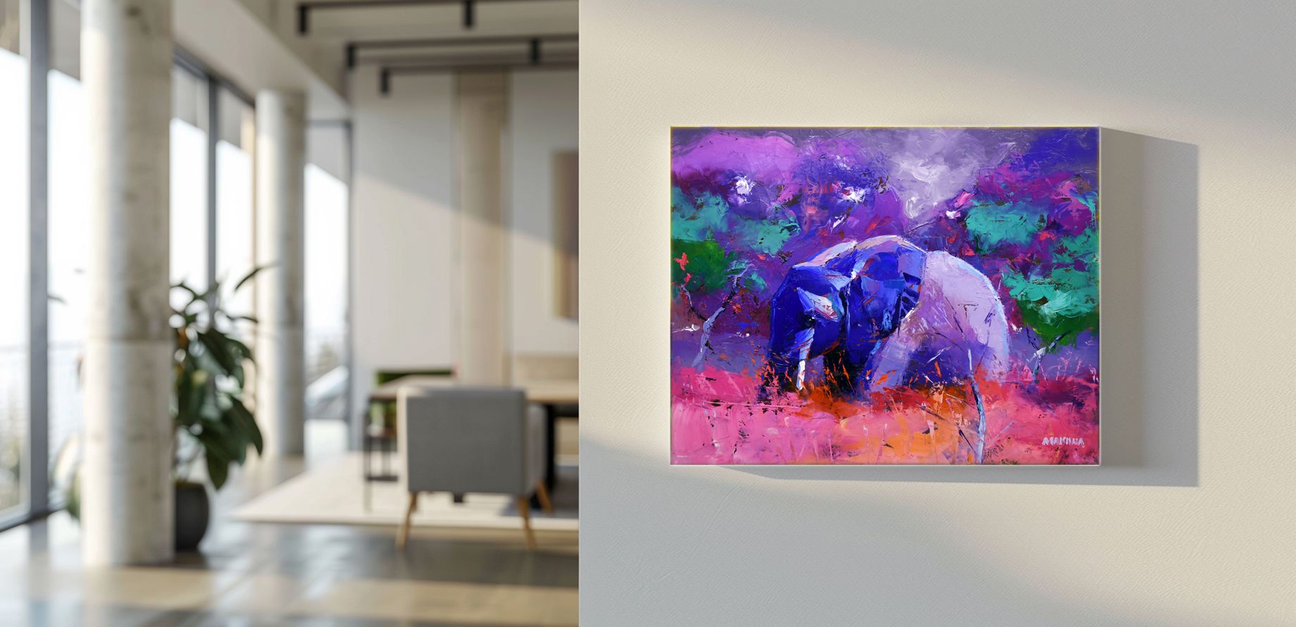 Silent Majesty 56x71cm Oil On Canvas