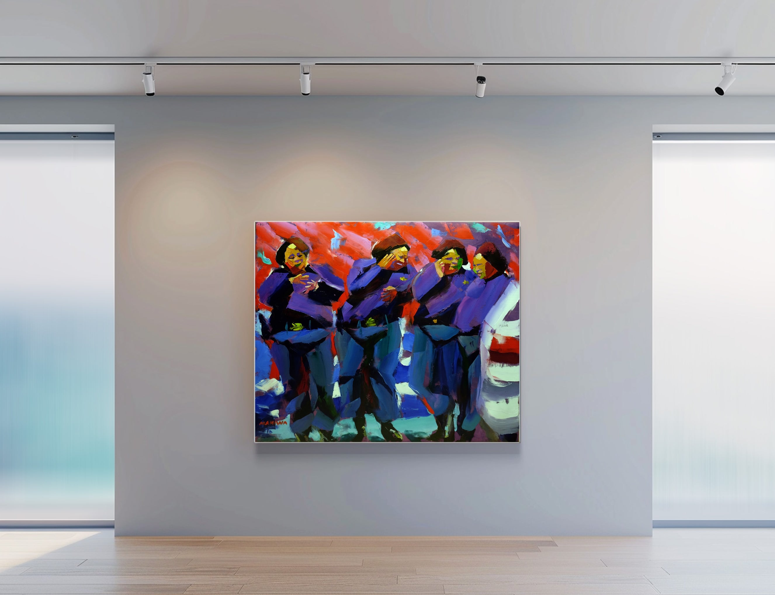 Day Shift 120x100cm Oil on Canvas