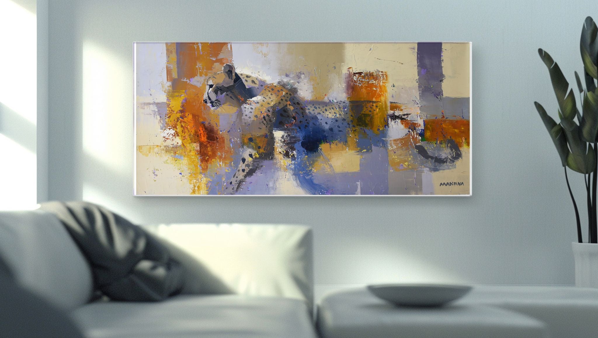 Silent Velocity 60x130cm Oil On Canvas