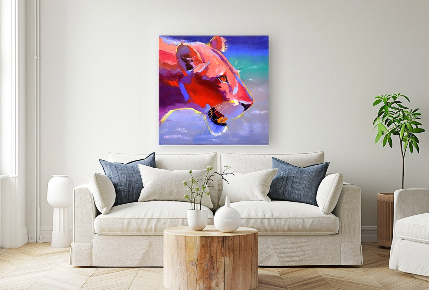 Focus 80x80cm Oil On Canvas