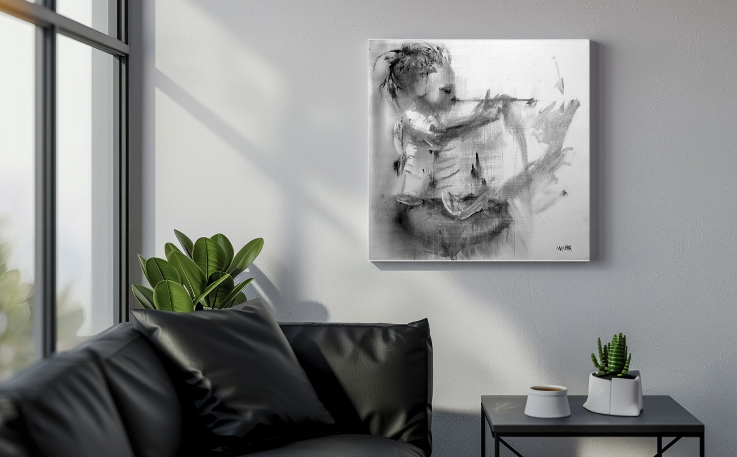 Melodies 55x55cm Acrylic on Canvas