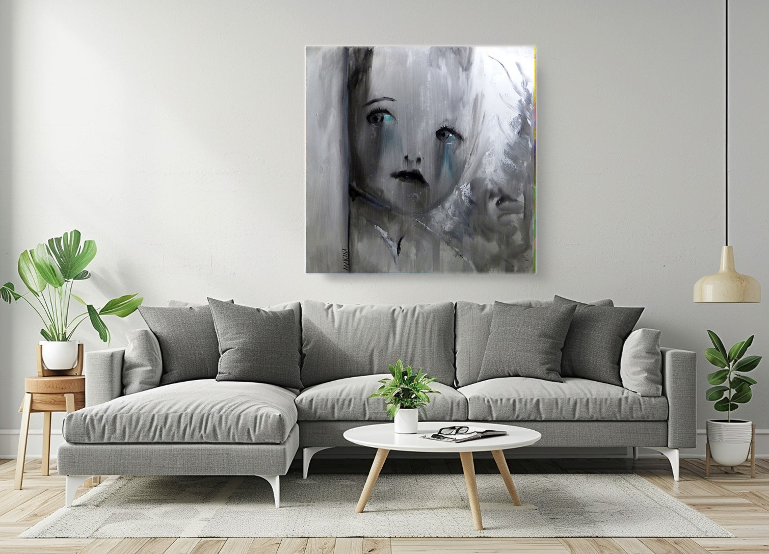 Makiwa Head No 12, 100x100cm Acrylic on Canvas
