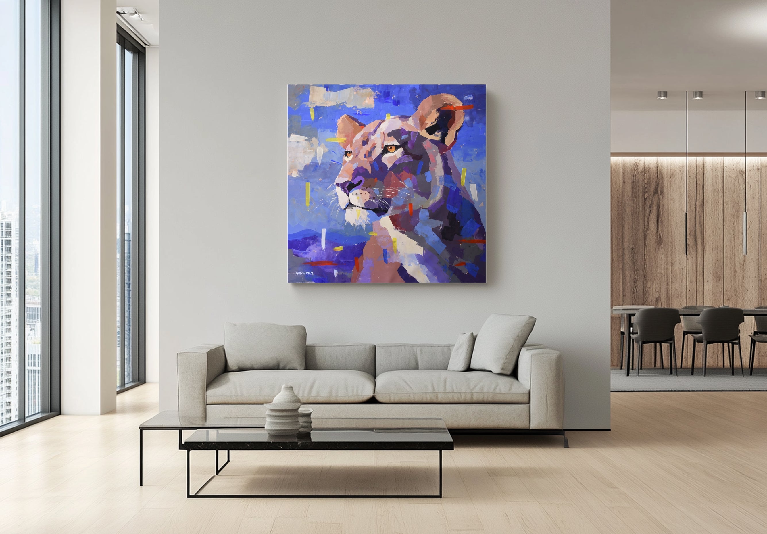 Horizon Seeker 120x120cm Acrylic on Canvas