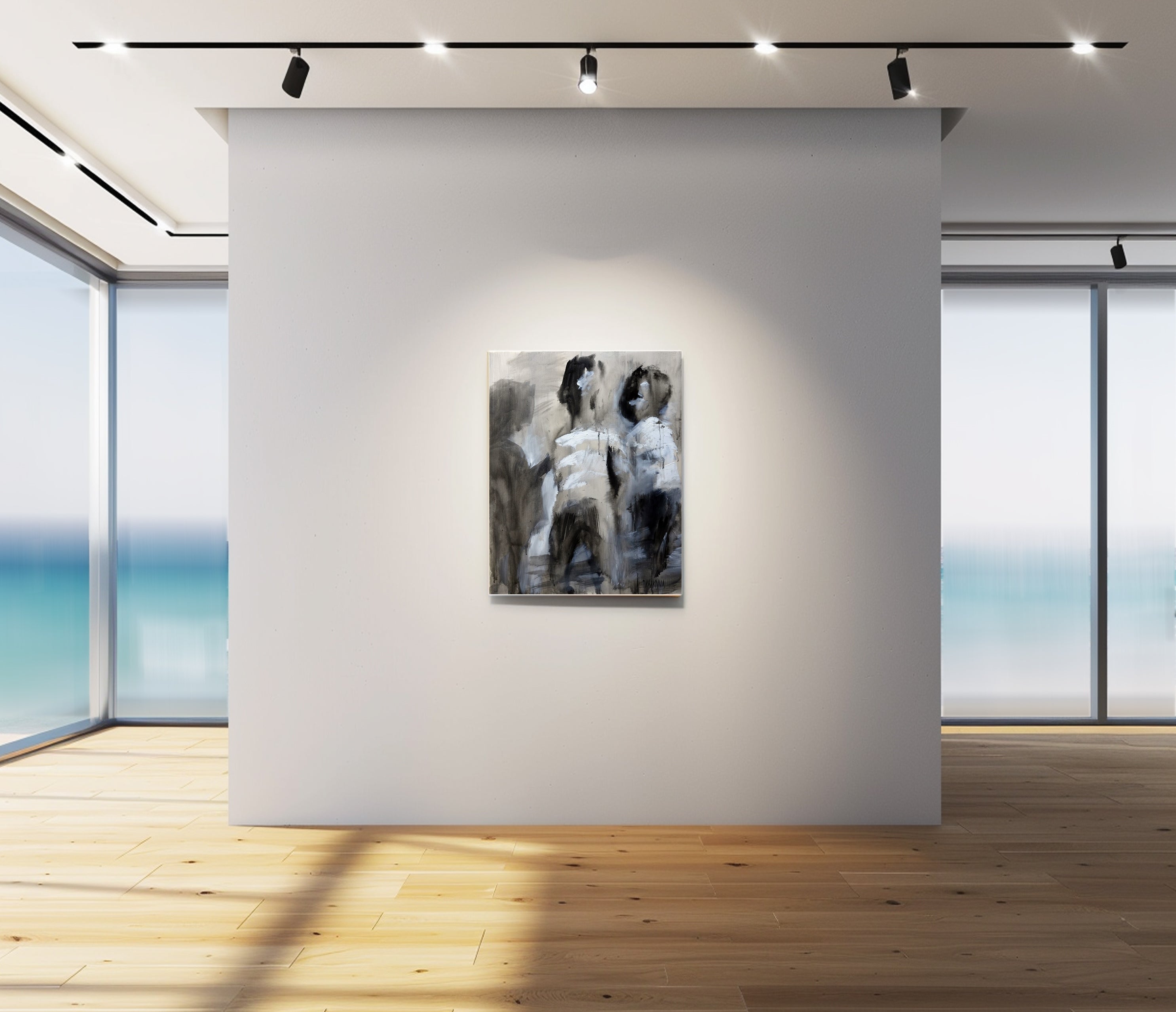 Boys 71x56cm Acrylic on Canvas