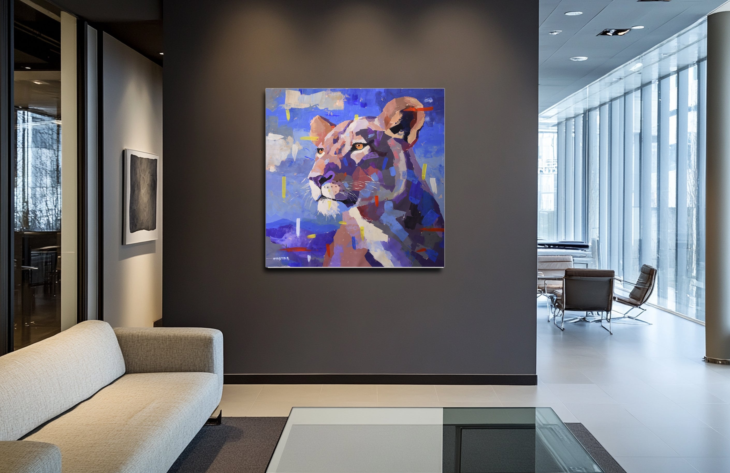 Horizon Seeker 120x120cm Acrylic on Canvas