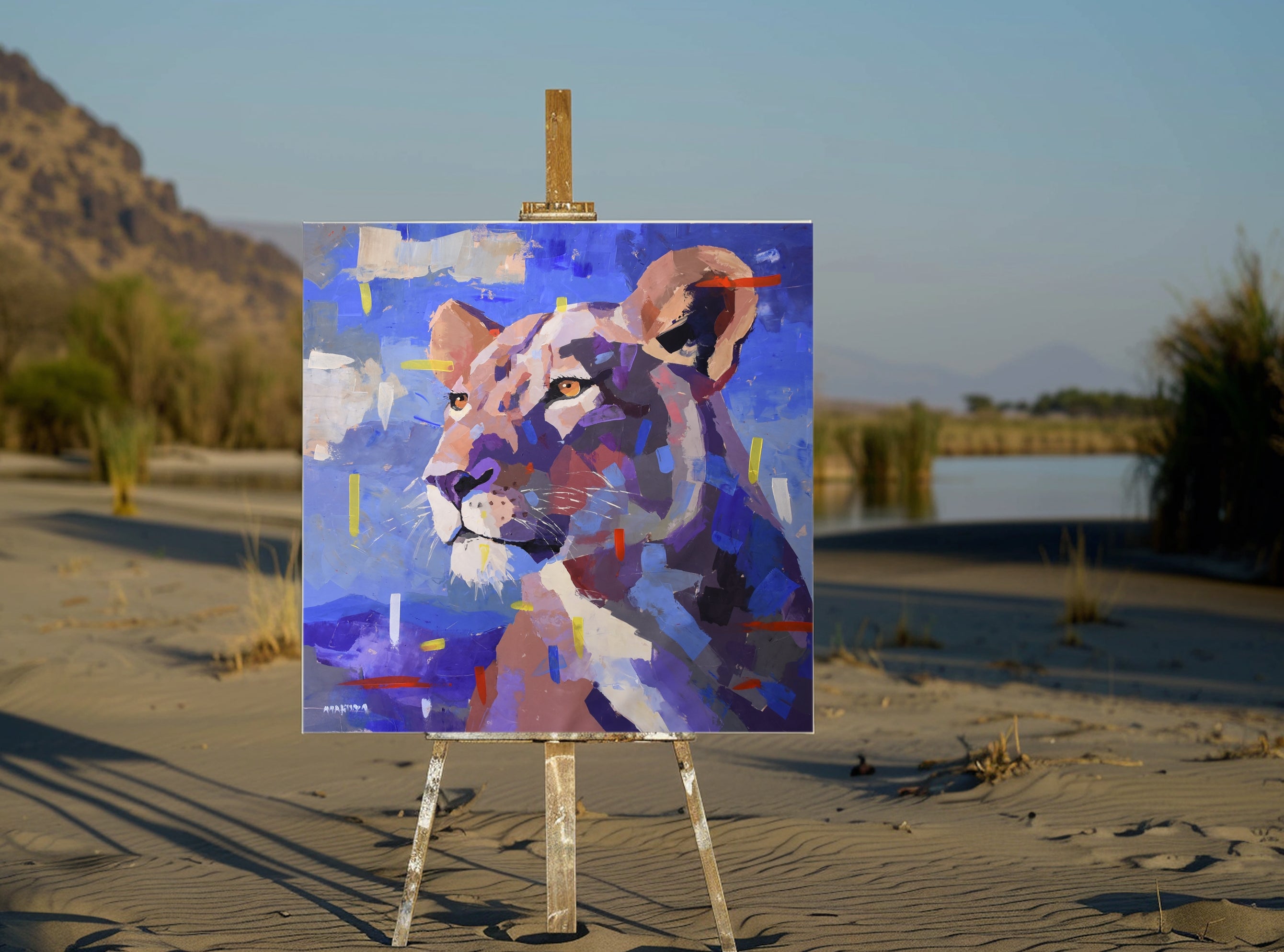 Horizon Seeker 120x120cm Acrylic on Canvas