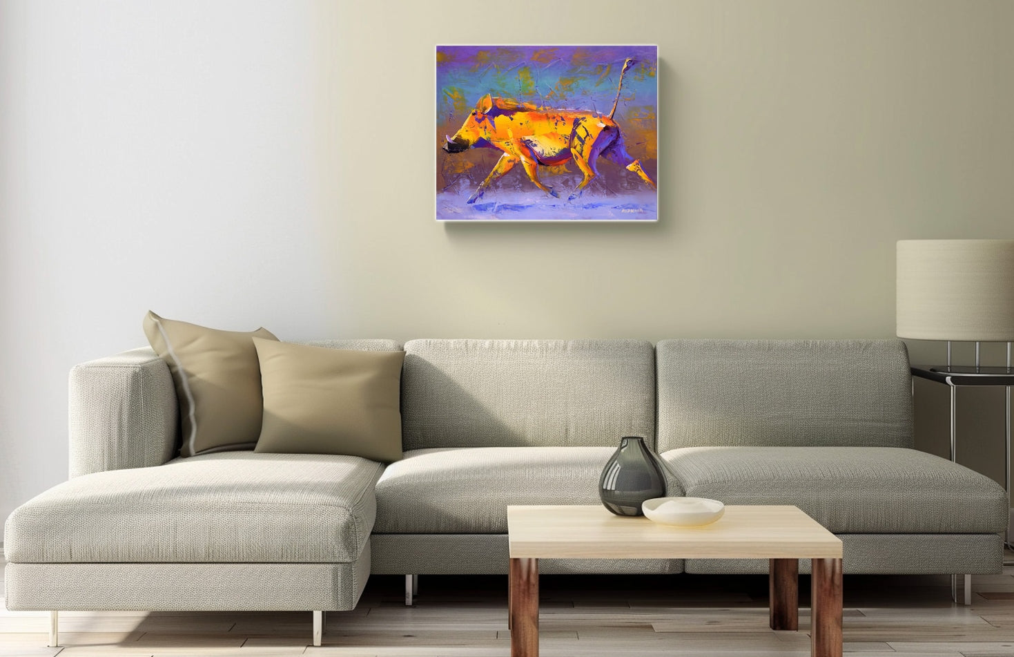 Run Like The Wind 56x71cm Oil On Canvas