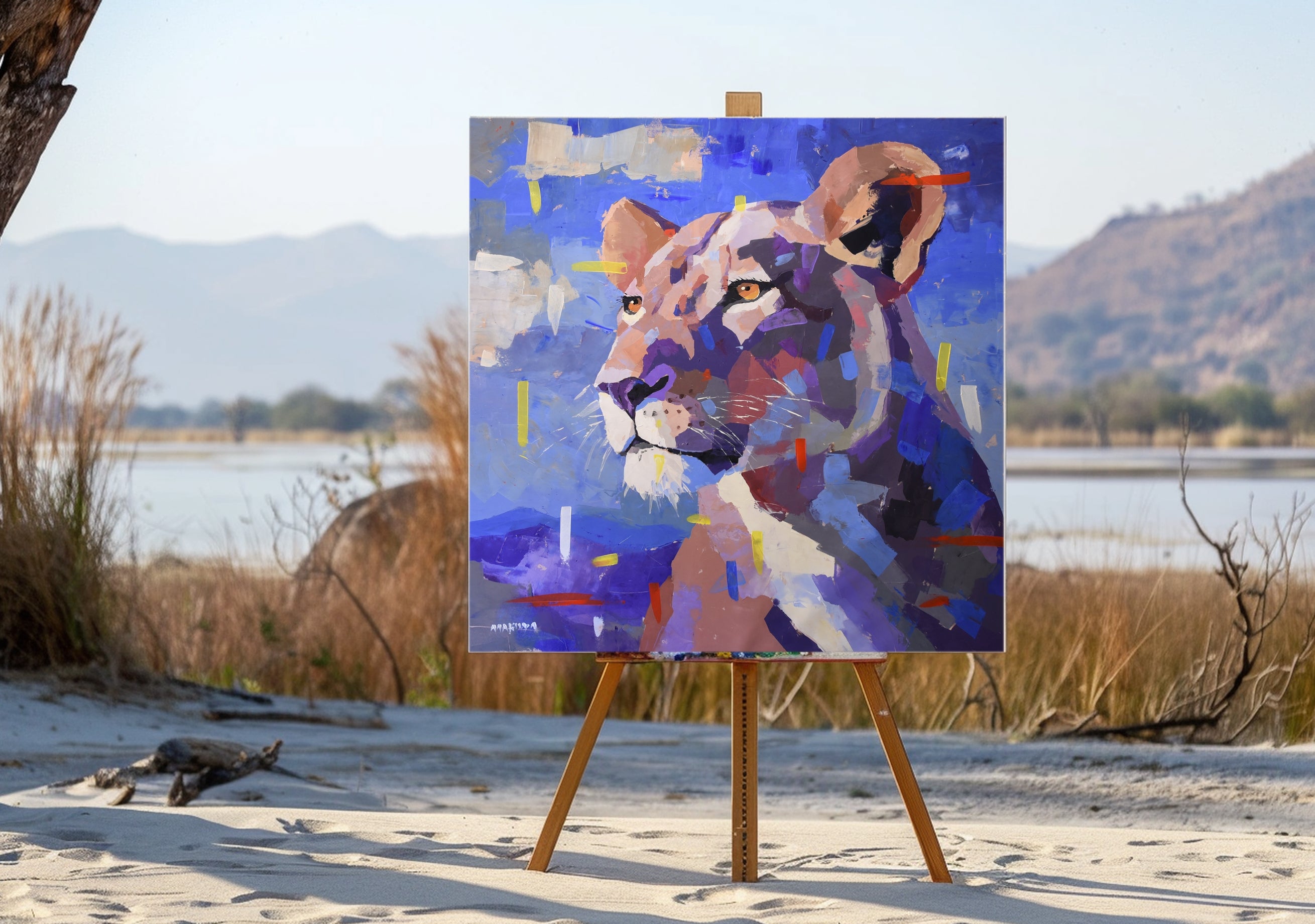 Horizon Seeker 120x120cm Acrylic on Canvas